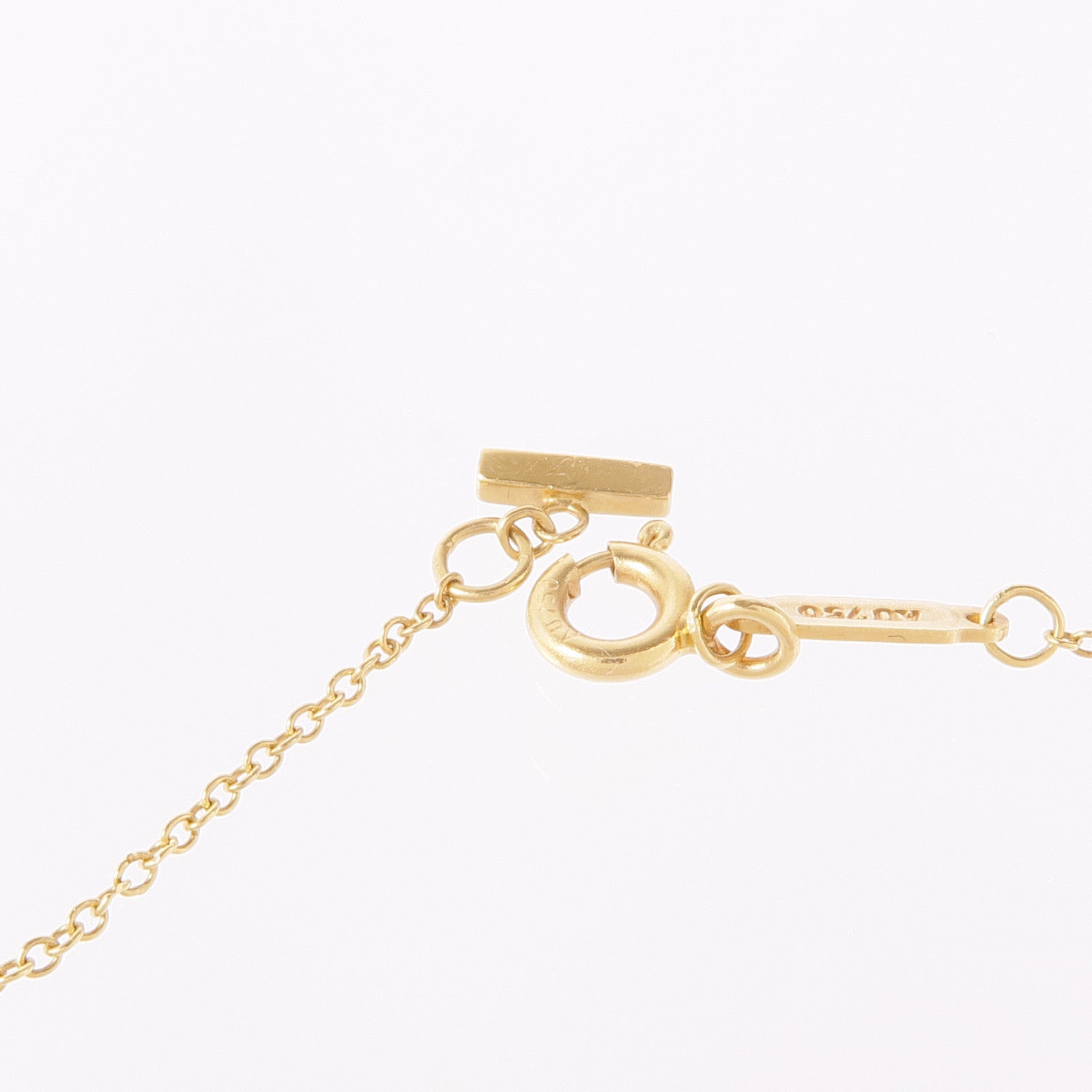 TIFFANY＆CO 18K黃金T Smile Necklace項鍊