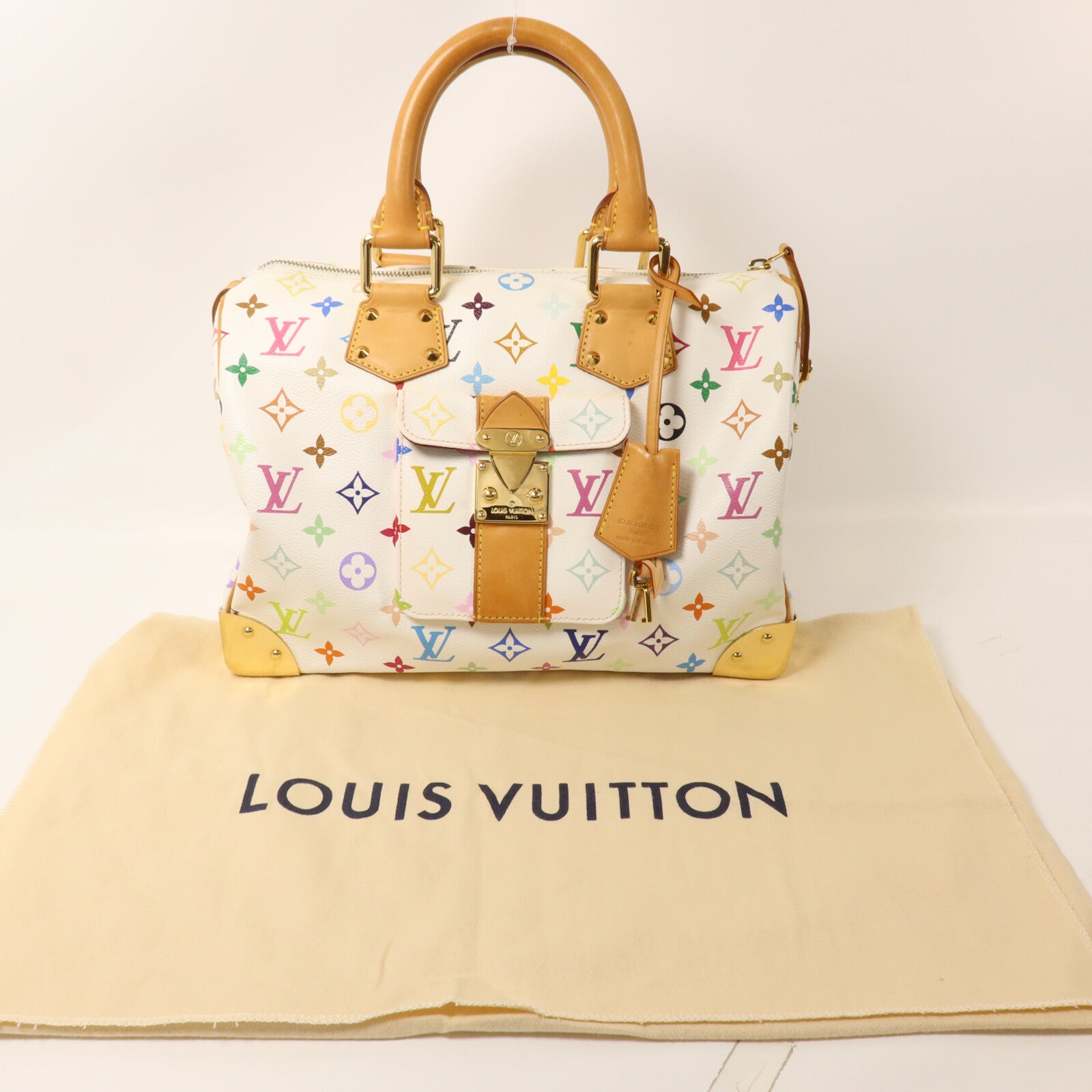 LOUIS VUITTON Monogram Multicolore Speedy 30手挽袋