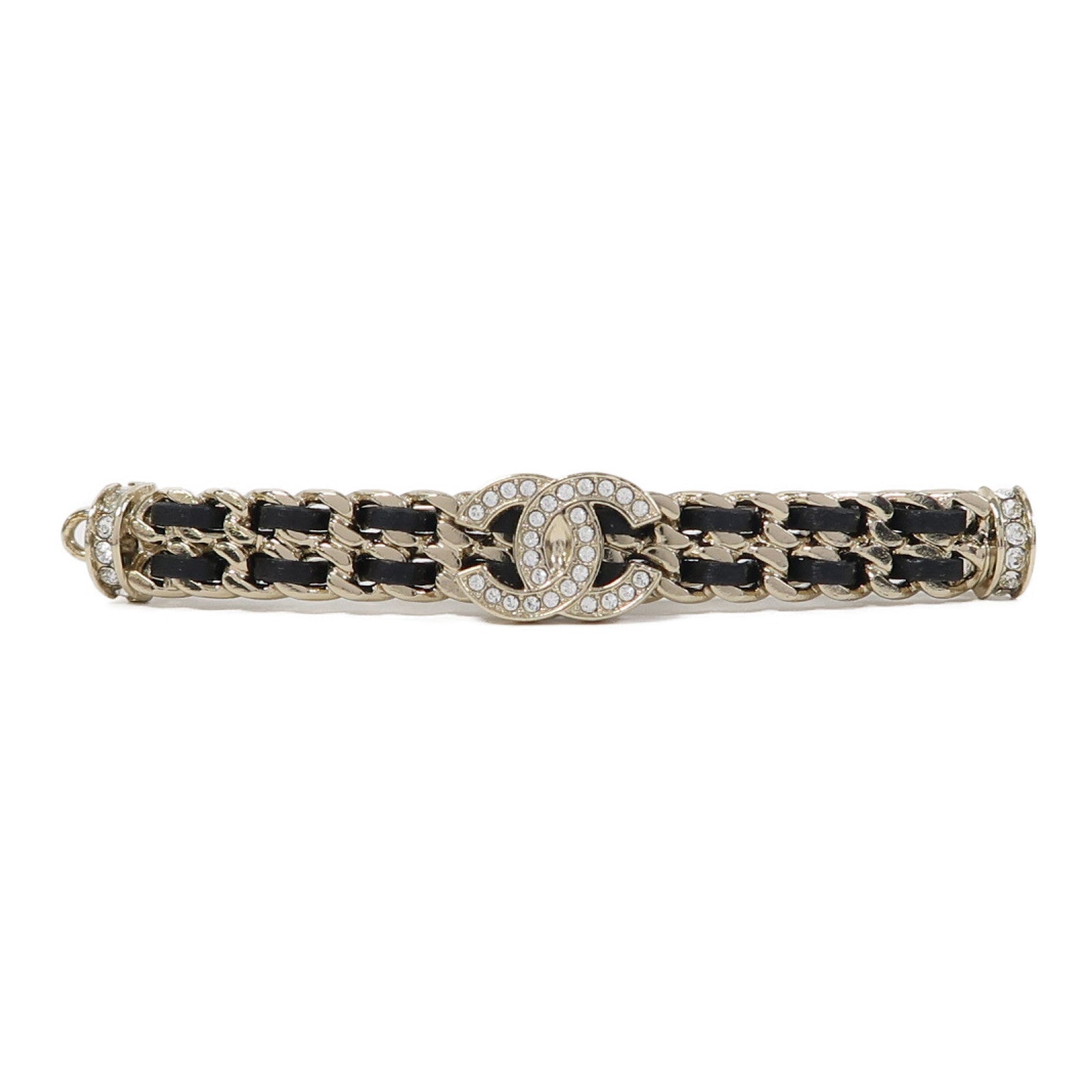 CHANEL 金屬Hair Clip髮夾金色