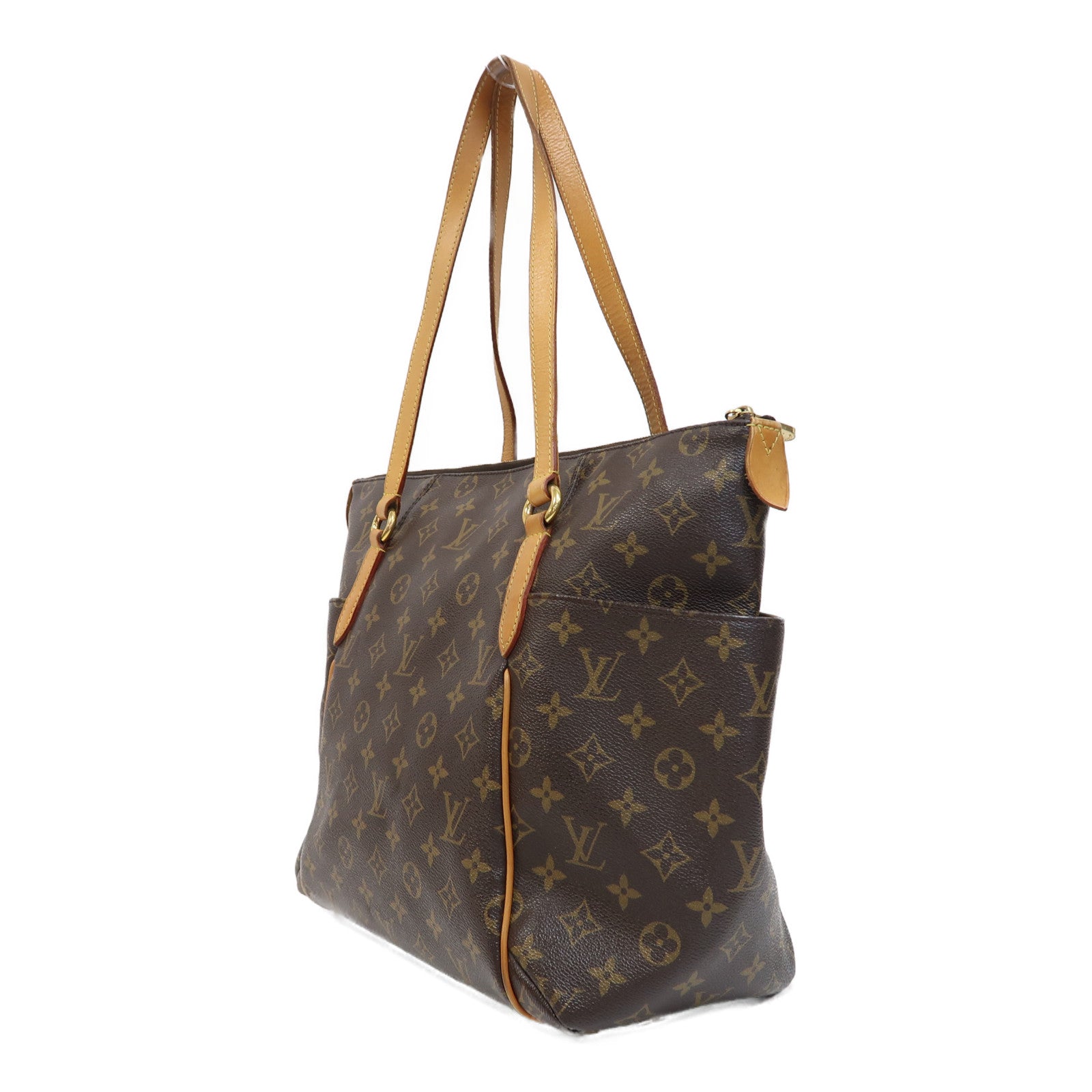 LOUIS VUITTON Monogram Totally GM金扣肩背袋啡色
