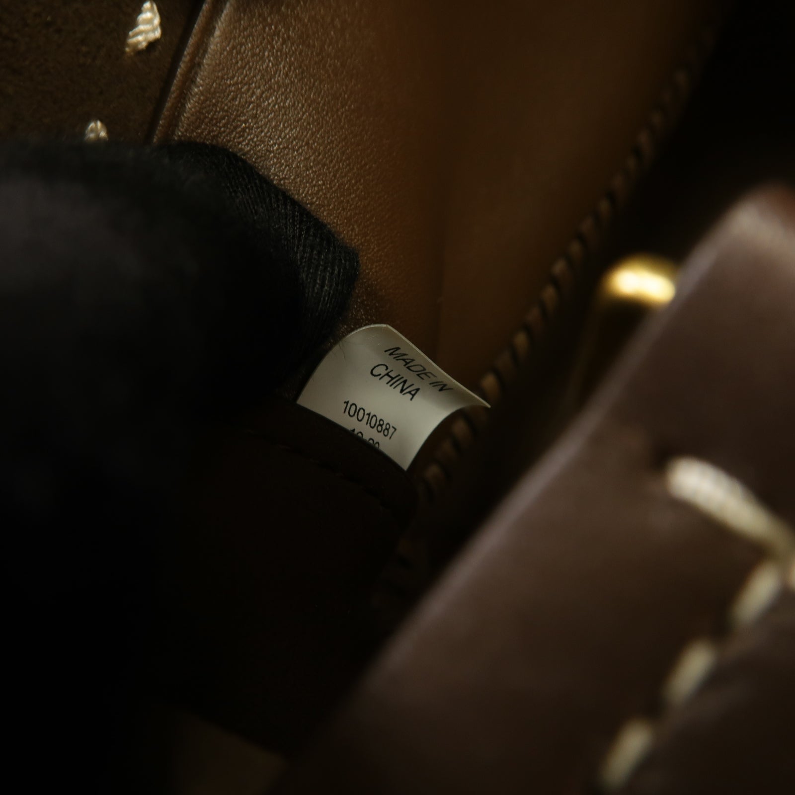 Tory Burch 牛皮皮革Shoulder Bag金扣手挽肩背兩用袋啡色
