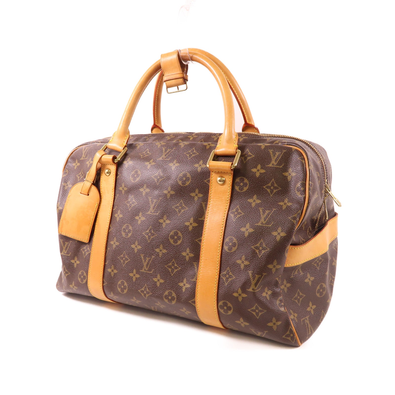 LOUIS VUITTON Monogram Carryall金扣手挽袋