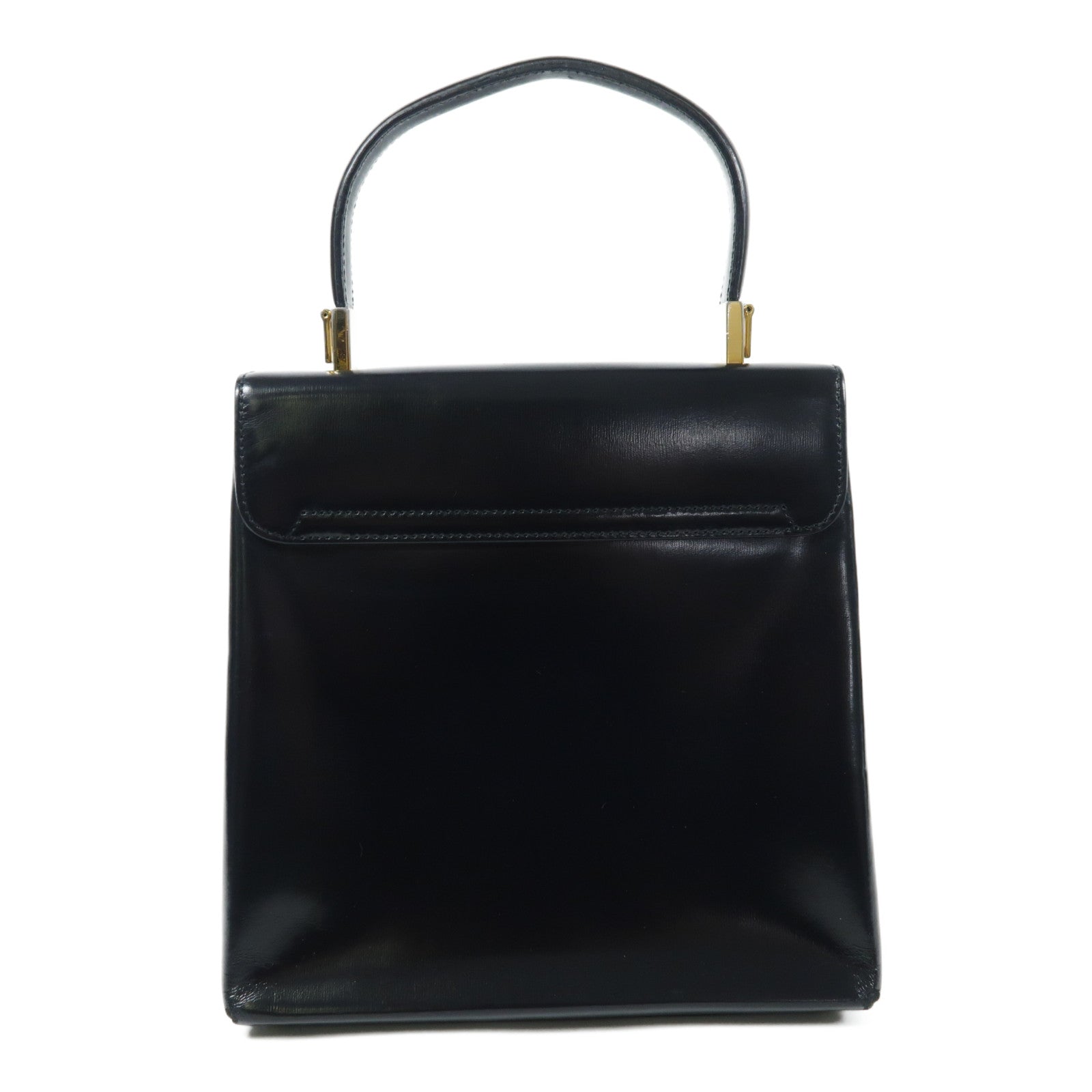 Salvatore Ferragamo 牛皮皮革Hand Bag金扣手挽袋