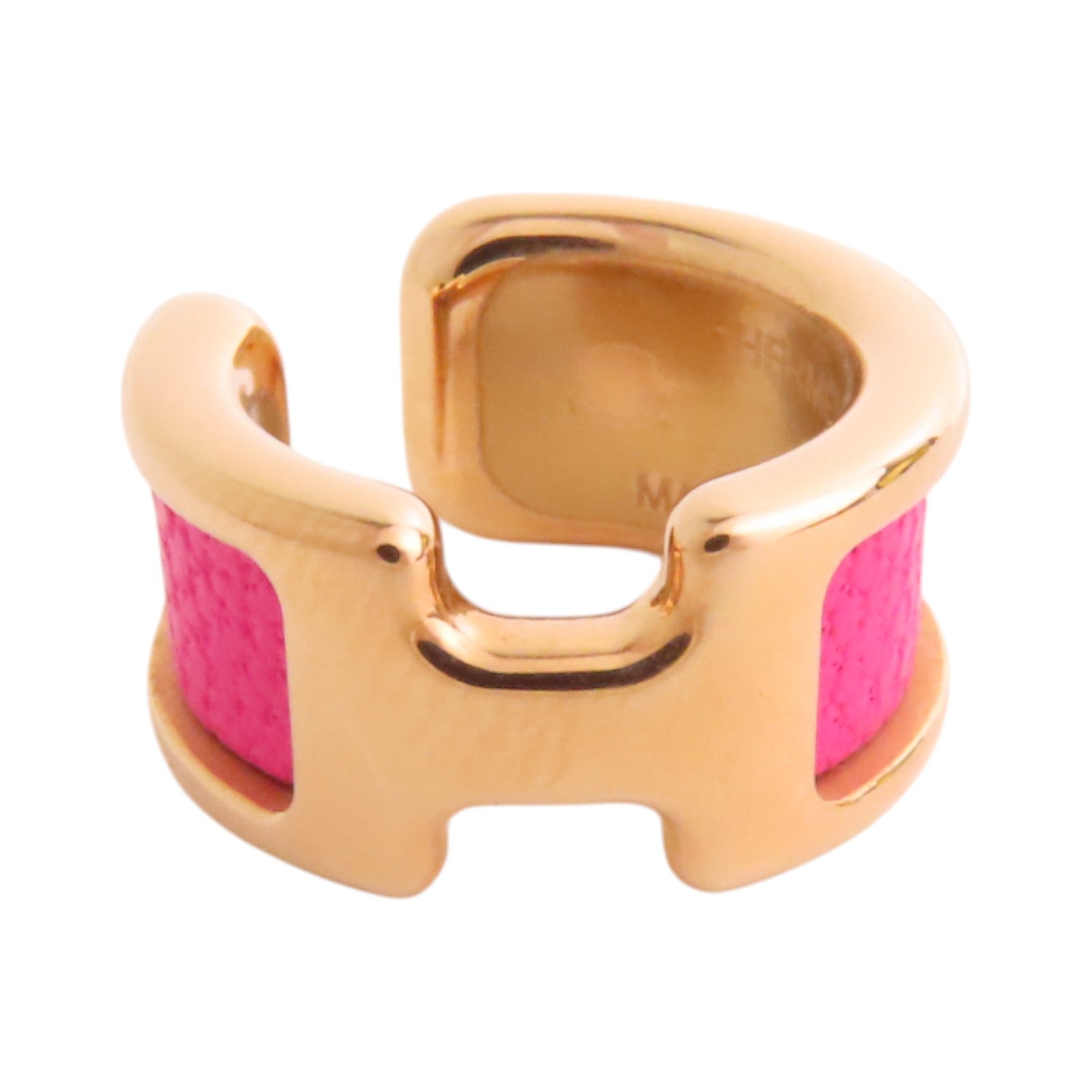 HERMES 【激減優惠】金屬/皮革Olympe Small Ear Cuffs耳夾