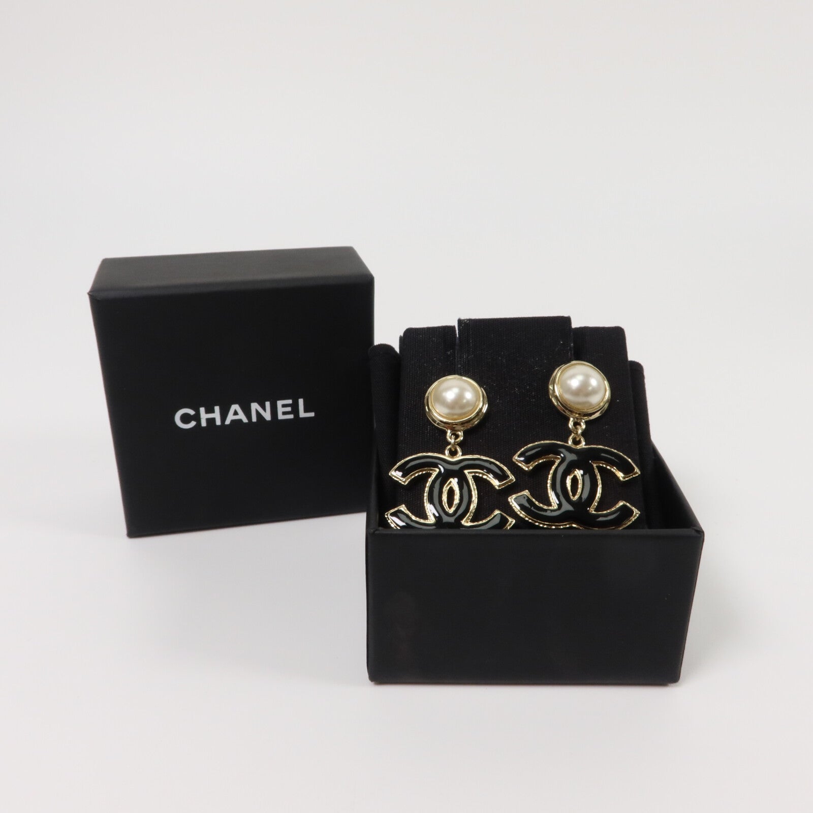 CHANEL 金屬/珍珠Earrings耳環