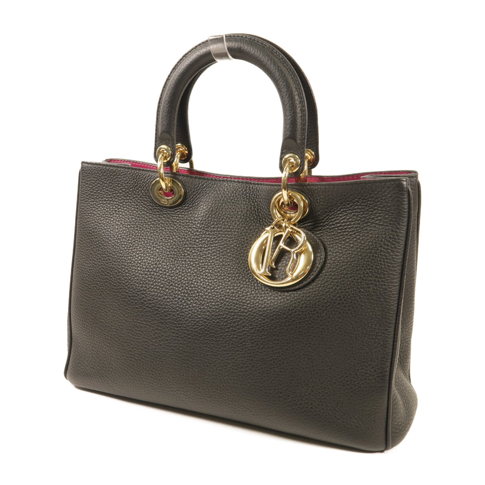 Dior 牛皮皮革Diorissimo金扣手挽肩背兩用袋