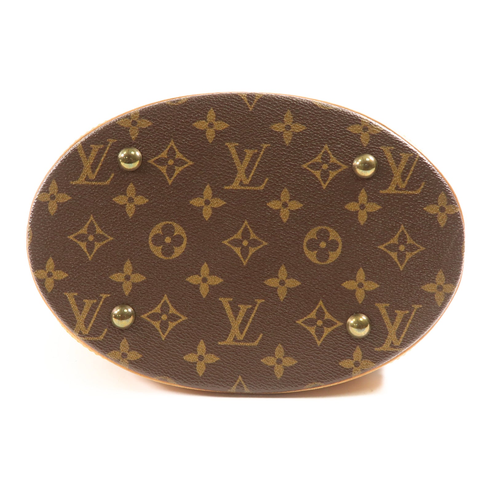 LOUIS VUITTON Monogram Bucket PM金扣手挽袋/肩背袋