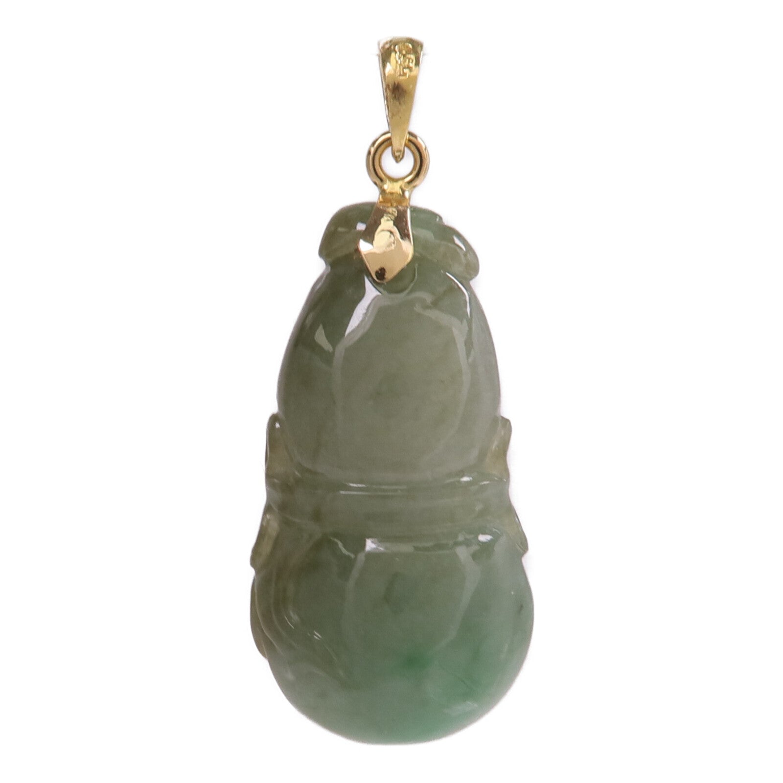 JEWELRY 18K黃金Pendant Top翡翠吊墜