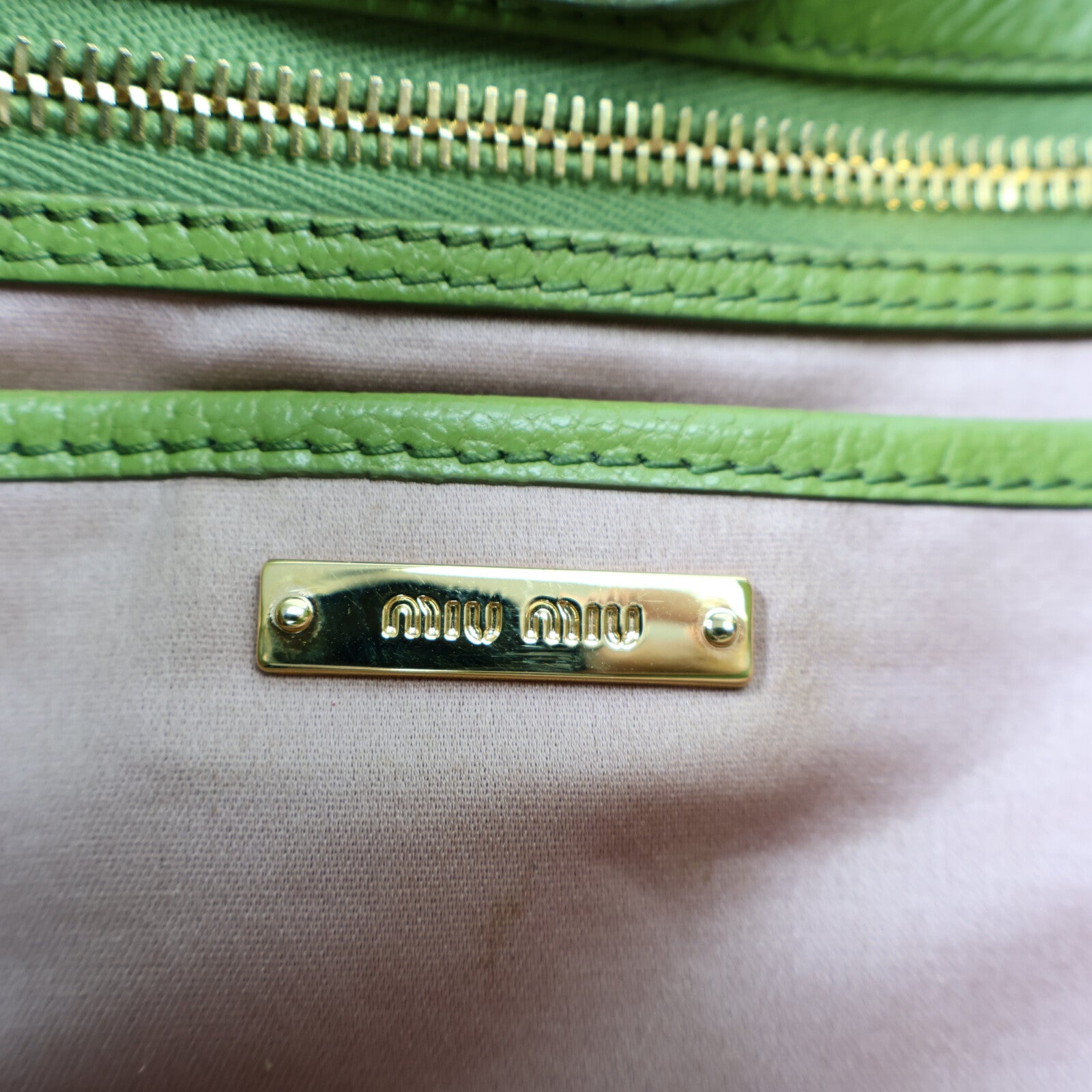 Miu Miu 牛皮皮革Shoulder Bag手挽肩背兩用袋