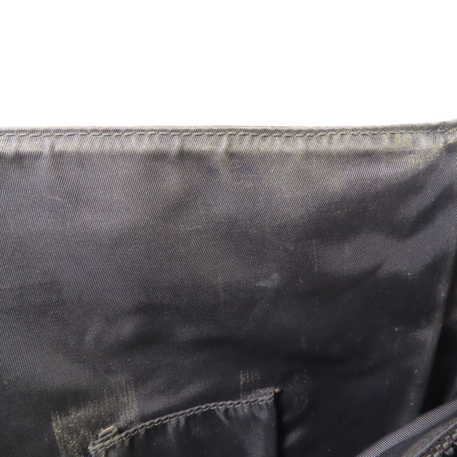 GUCCI GG Shoulder Bag 169935 PVC Coated Canvas Black