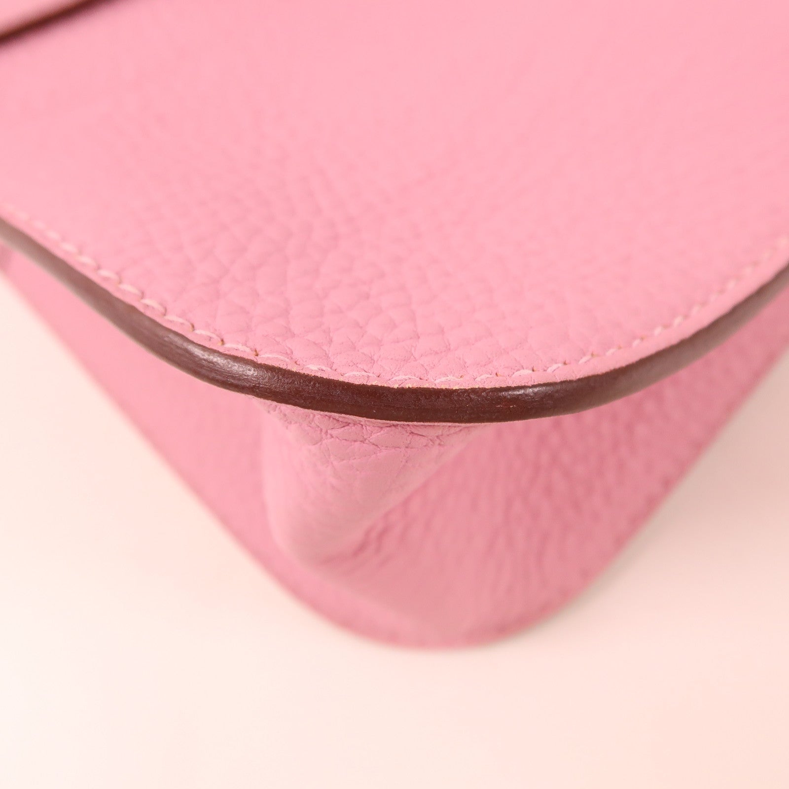 HERMES Togo皮革Halzan 25手挽肩背兩用袋X9 Mauve Sylvestre