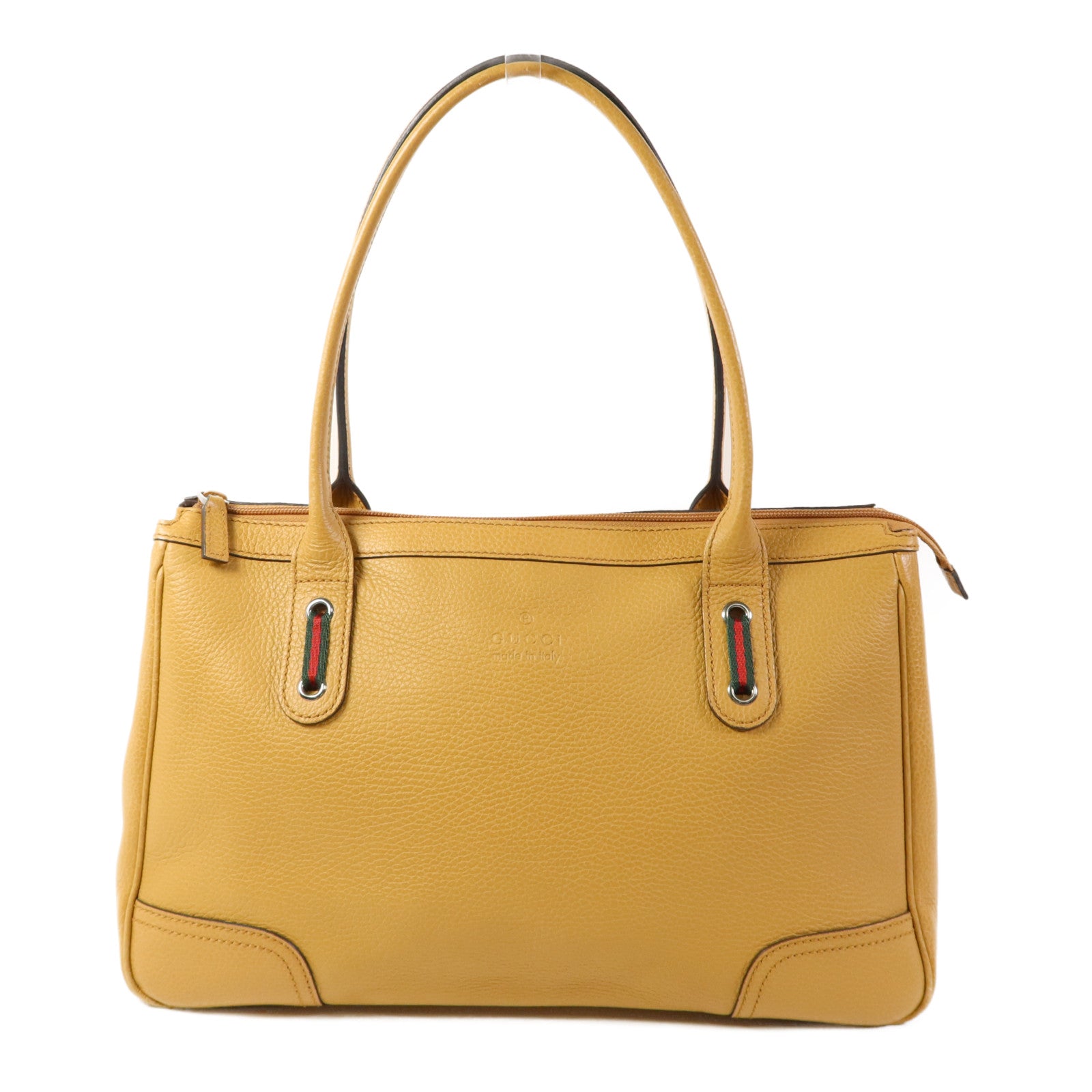 GUCCI 【激減優惠】牛皮皮革Shoulder Bag銀扣肩背袋