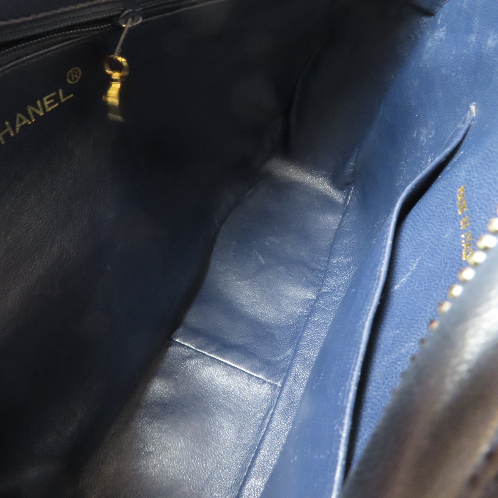 CHANEL 【激減優惠】菱格羊皮皮革Vintage Shoulder Bag金扣肩背袋黑色