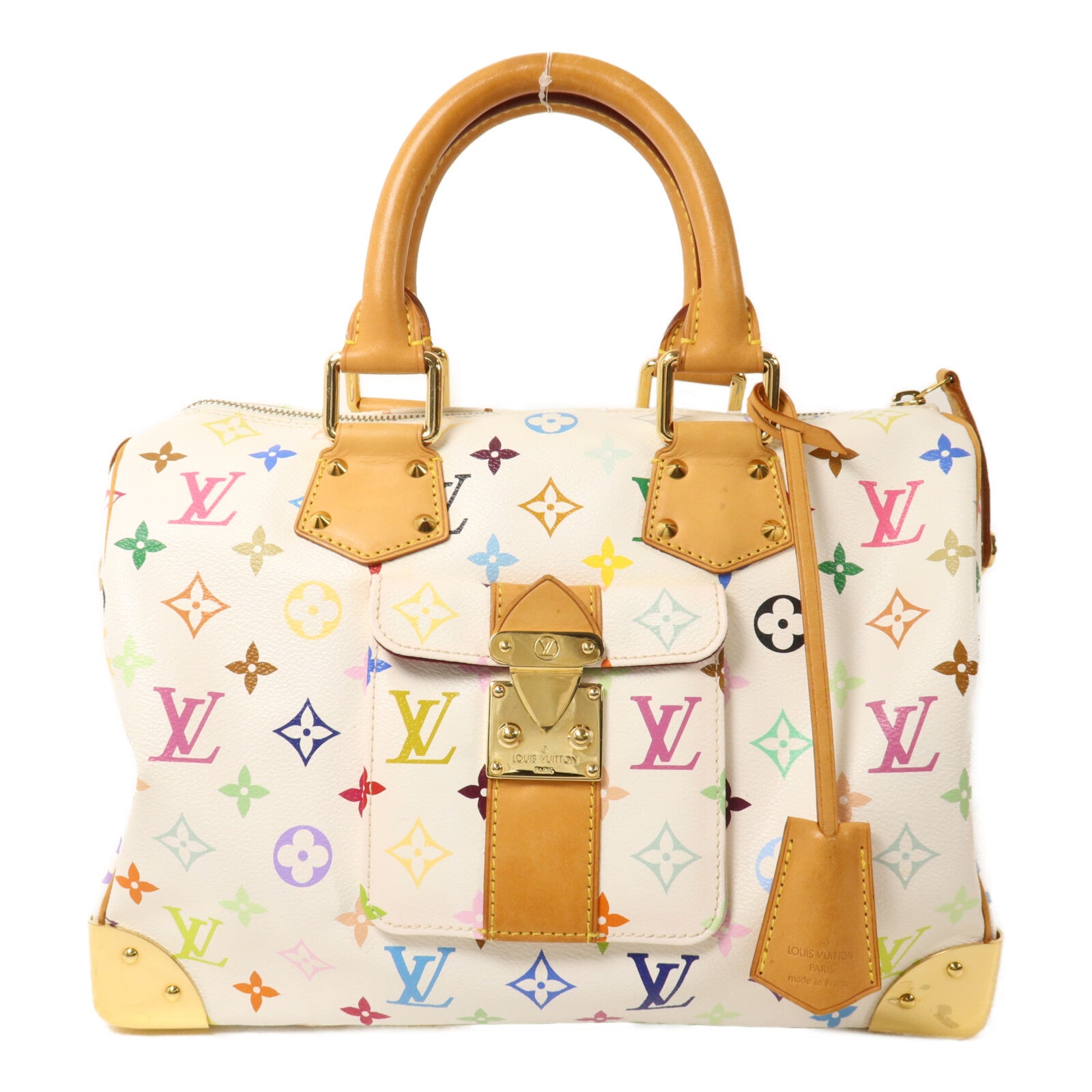 LOUIS VUITTON Monogram Multicolore Speedy 30手挽袋