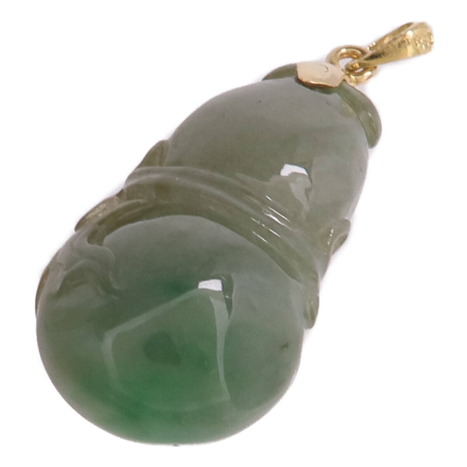 JEWELRY 18K黃金Pendant Top翡翠吊墜