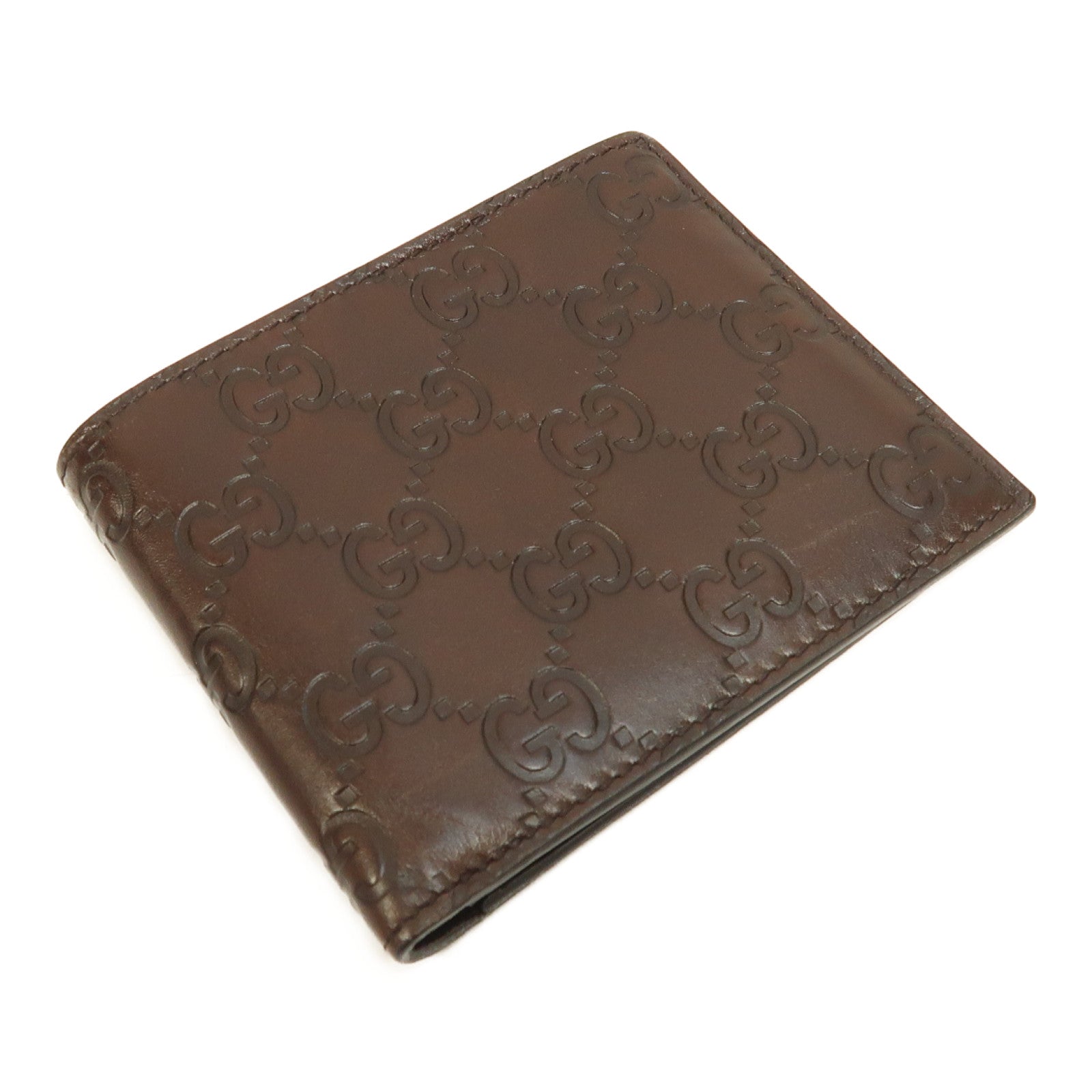 GUCCI 牛皮皮革Wallet錢包啡色