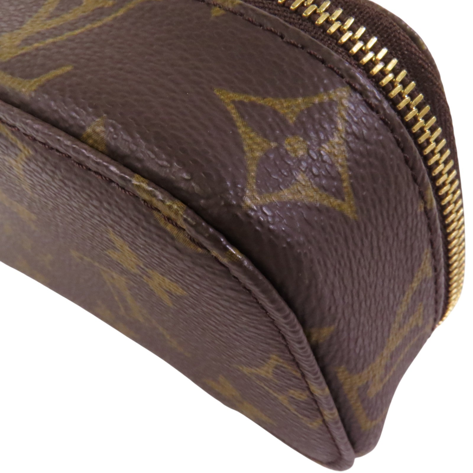 LOUIS VUITTON Monogram Jewelry Case金扣寶石包