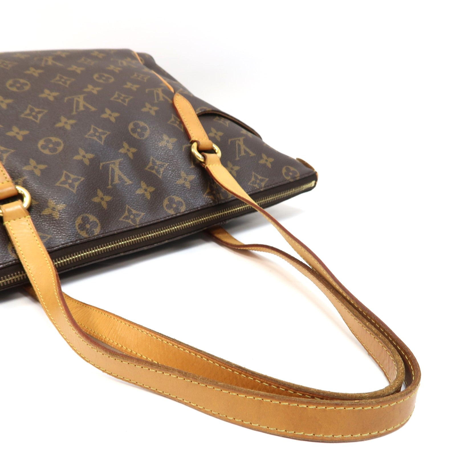 LOUIS VUITTON Monogram Totally GM金扣肩背袋啡色
