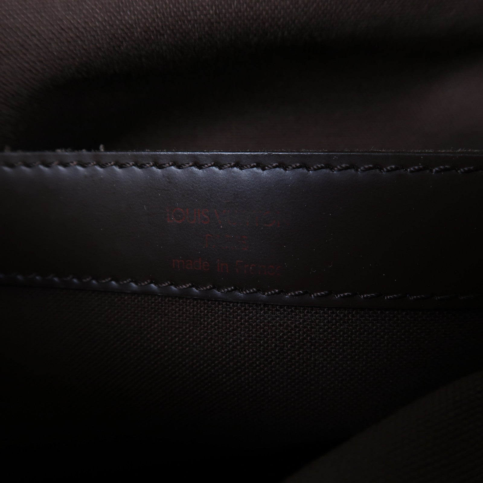LOUIS VUITTON Damier Naviglio金扣肩背袋啡色