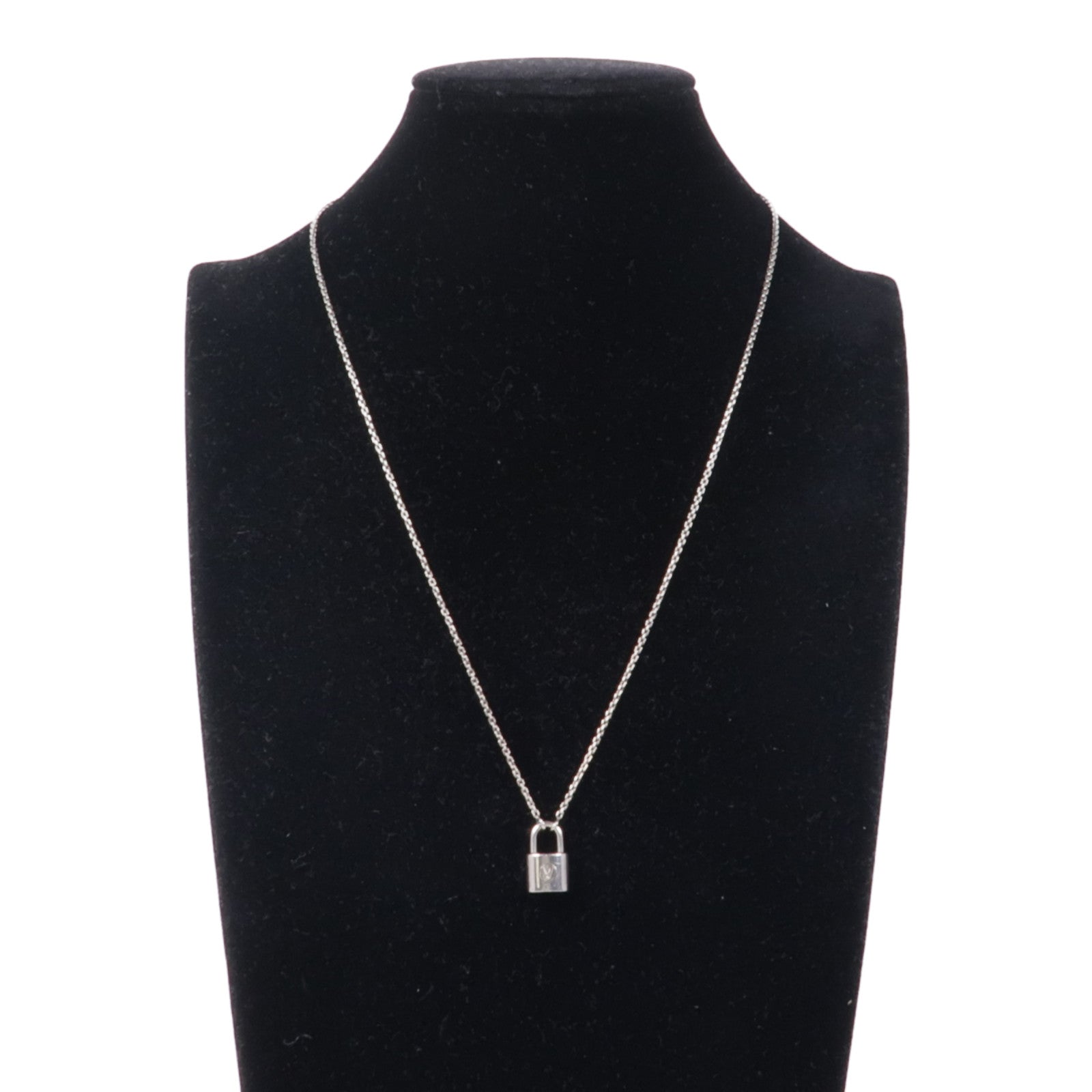 LOUIS VUITTON 925純銀Silver Lockit Pendant項鍊