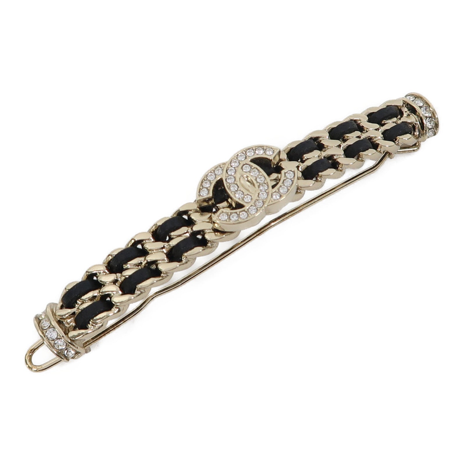 CHANEL 金屬Hair Clip髮夾金色