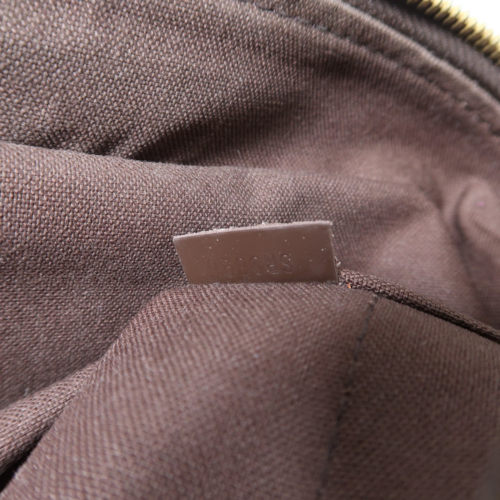 LOUIS VUITTON Damier Naviglio金扣肩背袋啡色