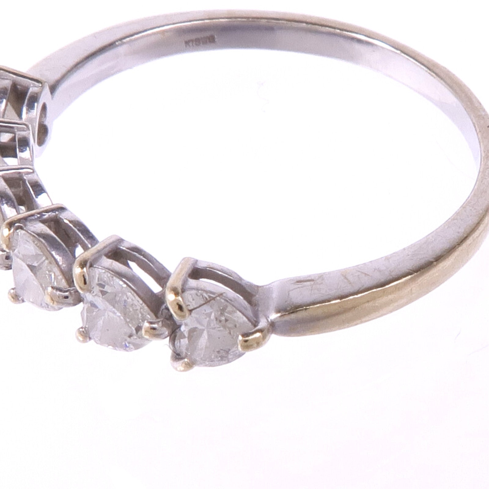 JEWELRY 【激減優惠】18K白金Diamond Ring鑽石戒指US#6