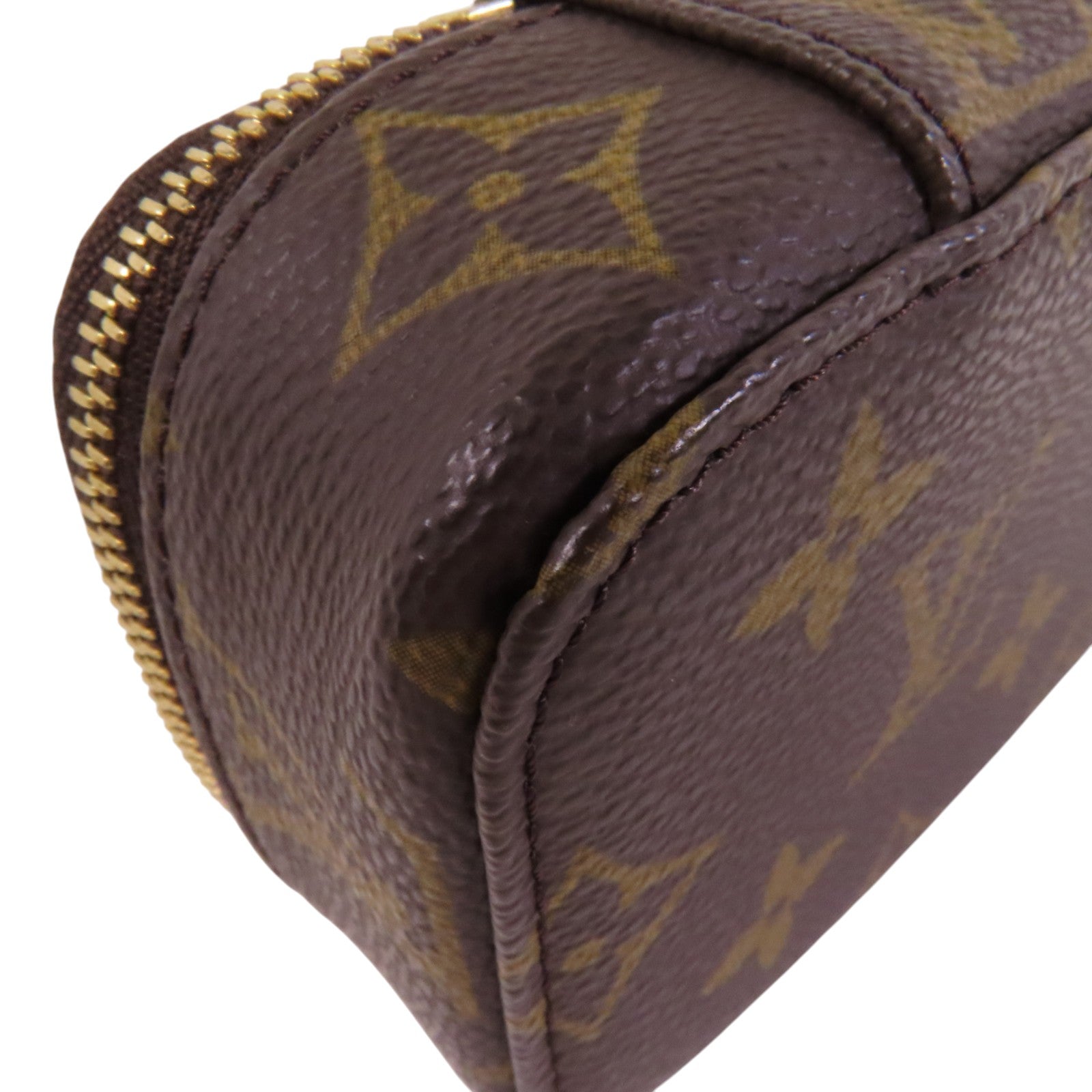 LOUIS VUITTON Monogram Jewelry Case金扣寶石包