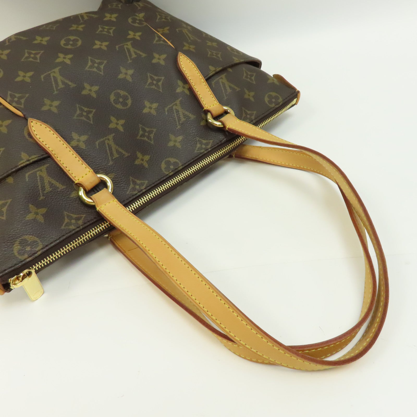 LOUIS VUITTON Monogram Totally PM金扣肩背袋啡色