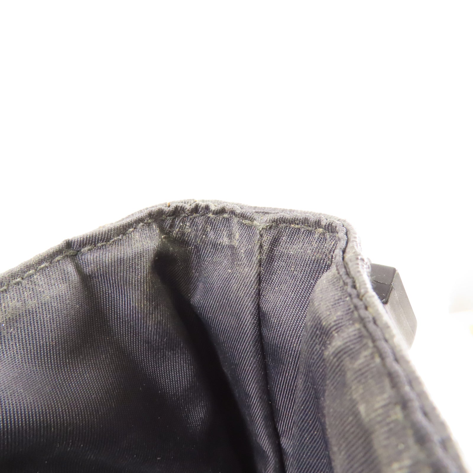 GUCCI GG Shoulder Bag 169935 PVC Coated Canvas Black