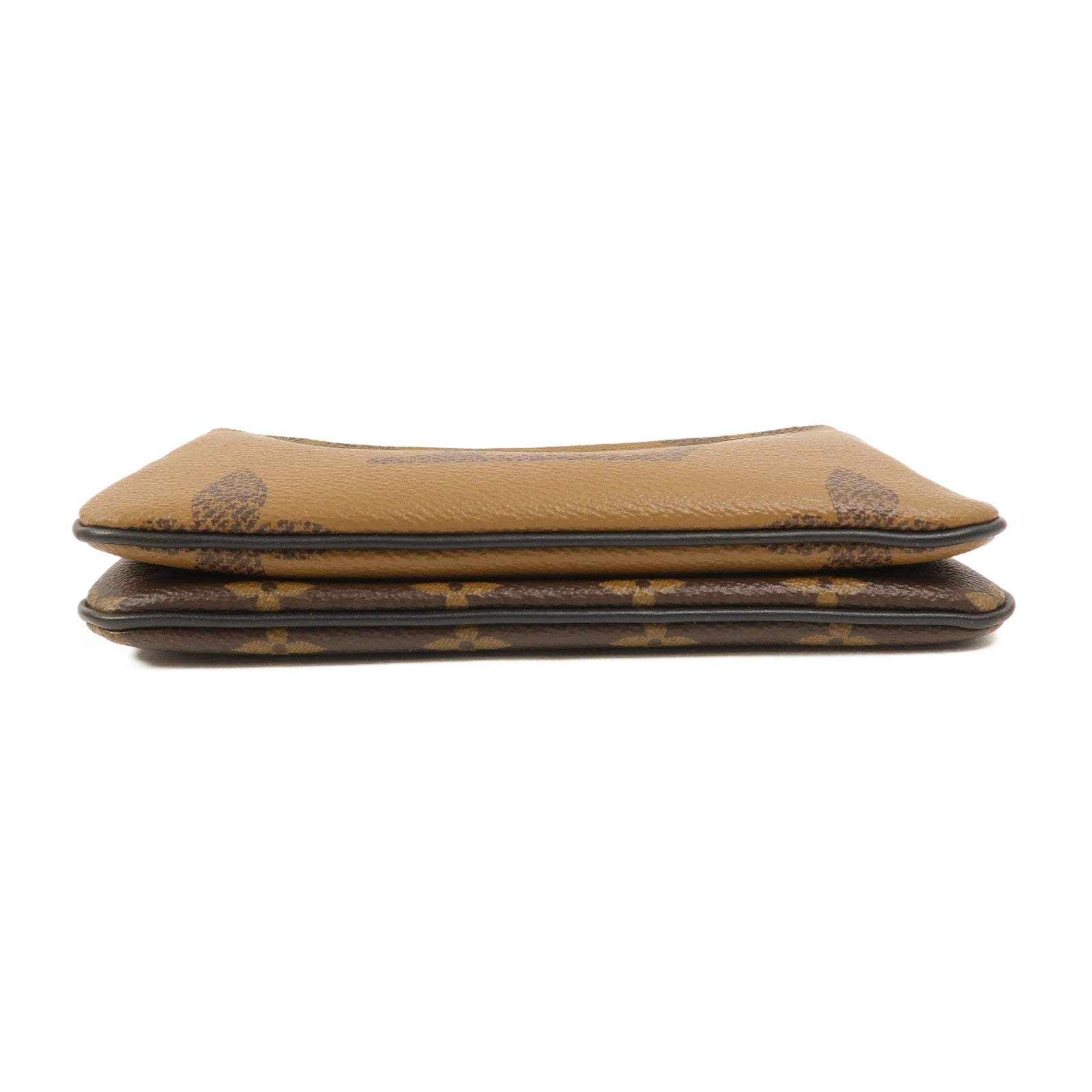 LOUIS VUITTON Monogram Giant Reverse Double Zip Pochette金扣肩背袋