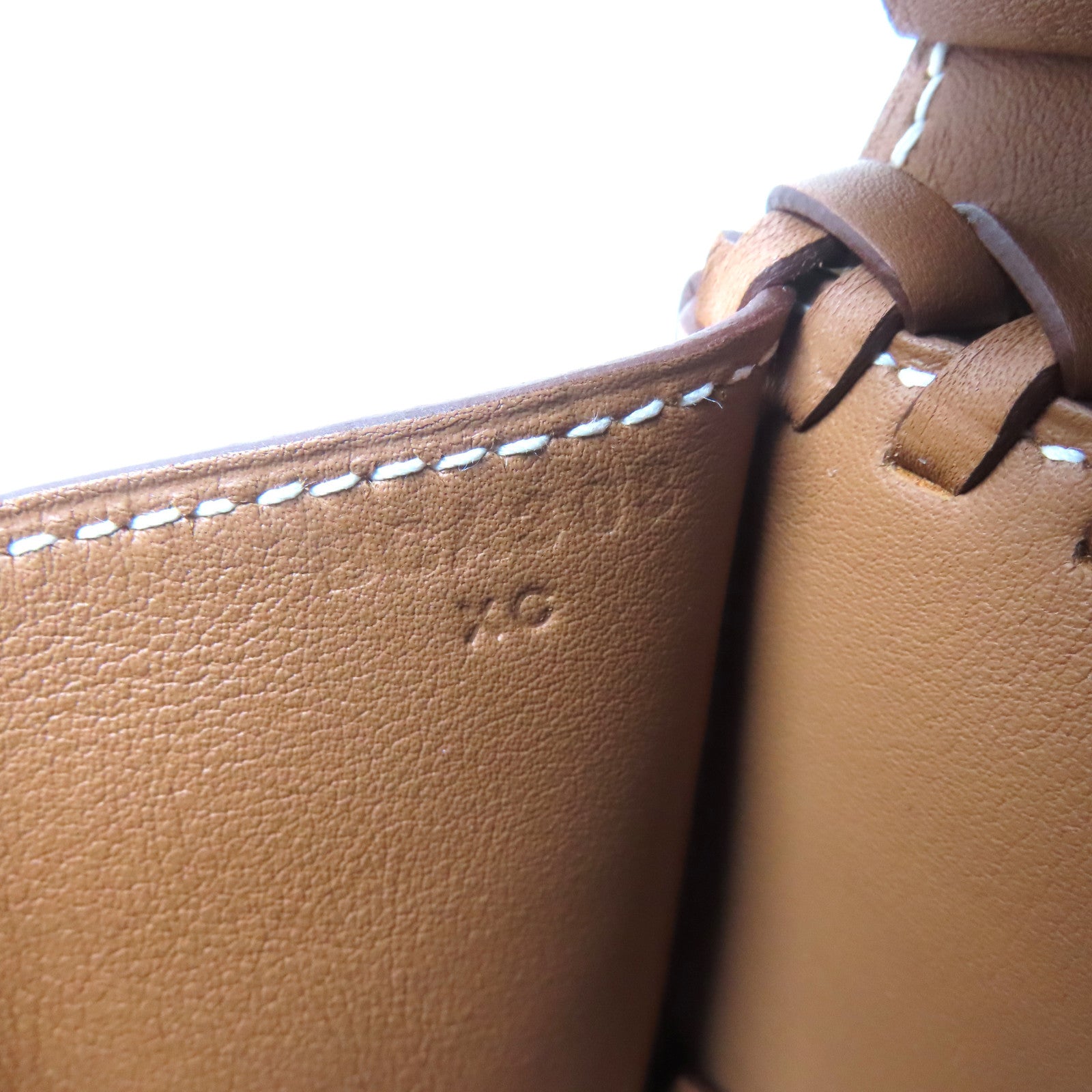 HERMES Swift皮革/柳條Birkin 25 Picnic銀扣手挽袋Gold/Naturel/啡色