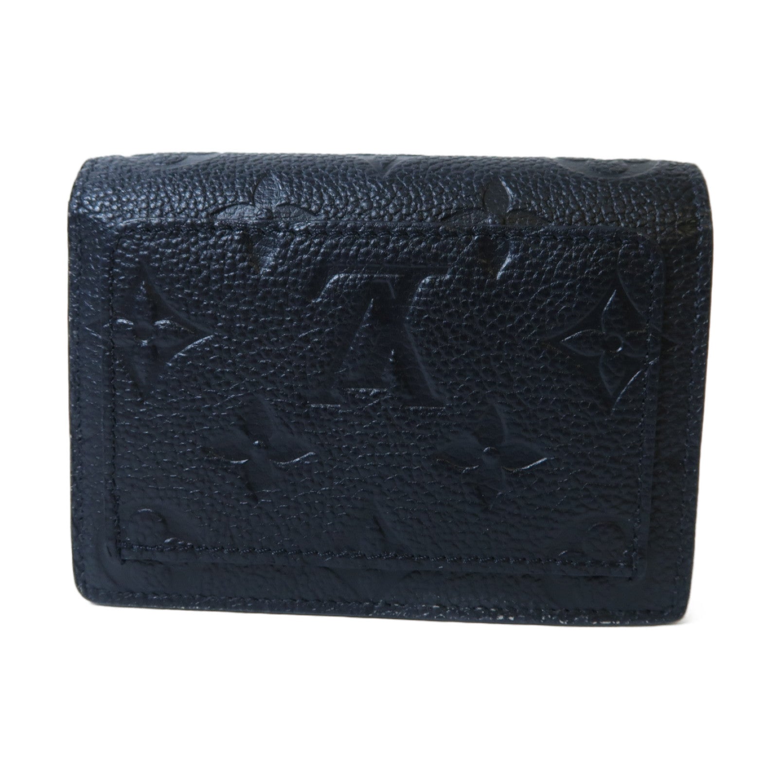 LOUIS VUITTON Monogram Empreinte Cléa Wallet金扣錢包黑色