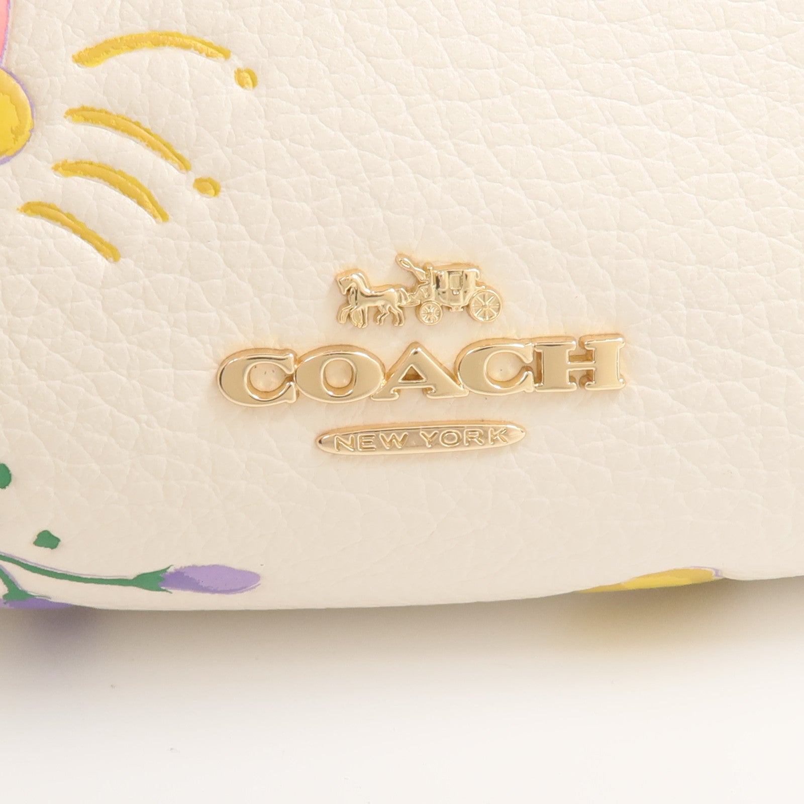 COACH Refined Pebble皮革Kisslock Coin Purse零錢包