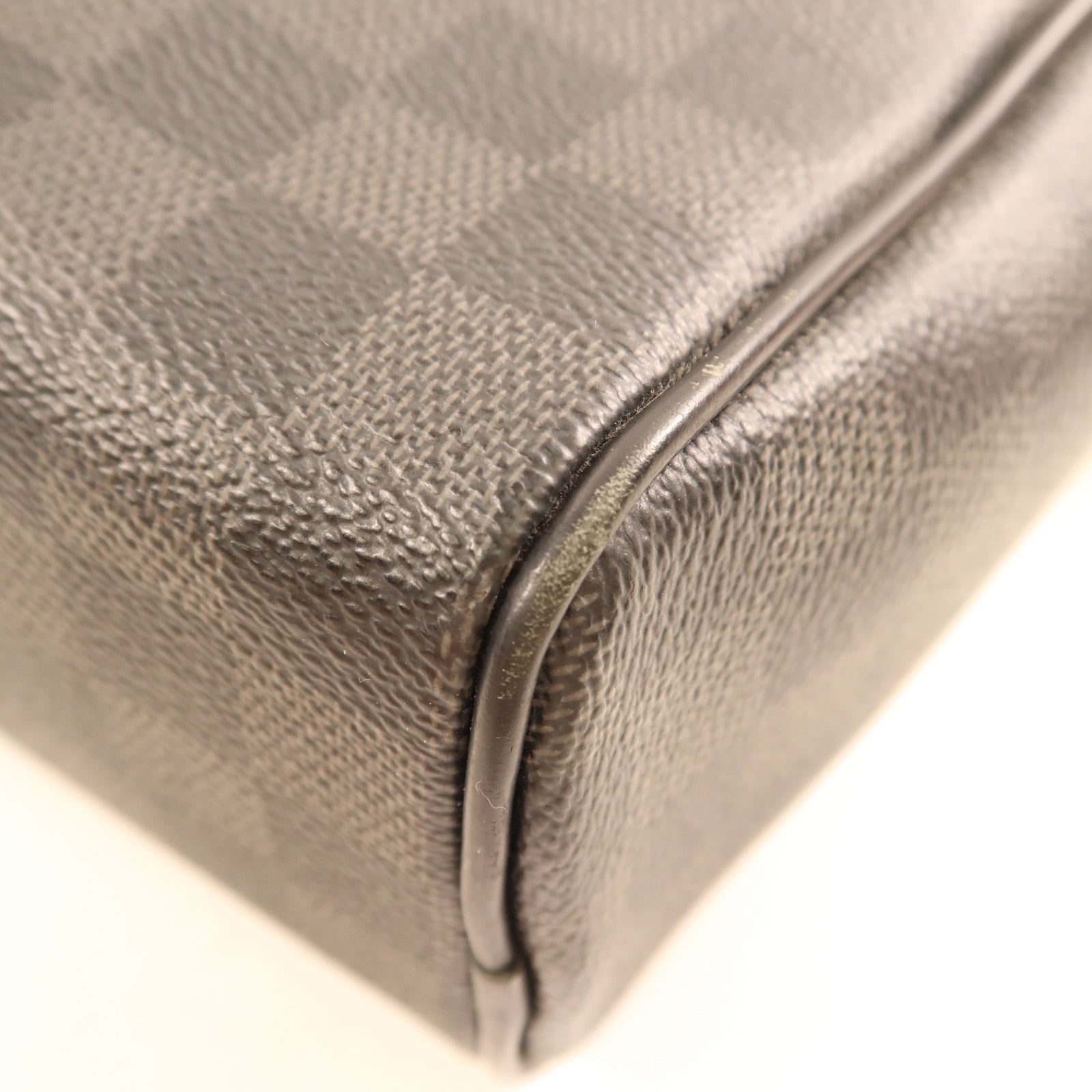 LOUIS VUITTON Damier Graphite Dayton MM銀扣肩背袋