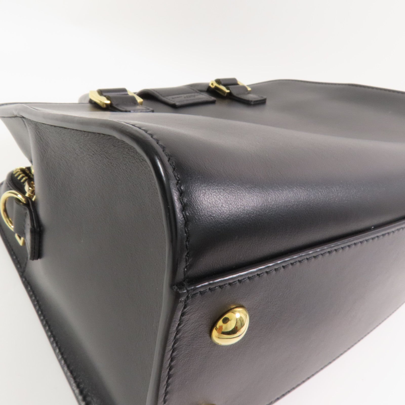 SAINT LAURENT 牛皮皮革Baby Cabas金扣手挽肩背兩用袋
