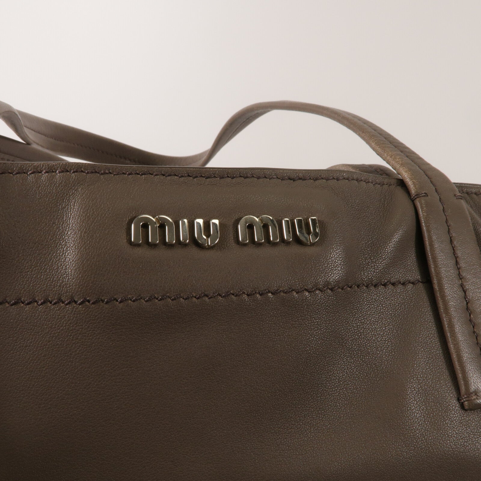 Miu Miu 牛皮皮革Tote Bag手挽袋