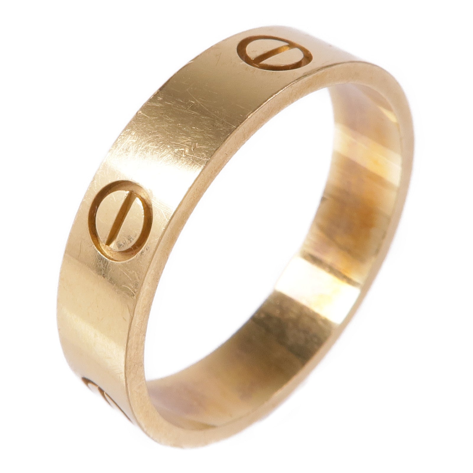 CARTIER 18K黃金Love Ring戒指Cartier#68/US#12