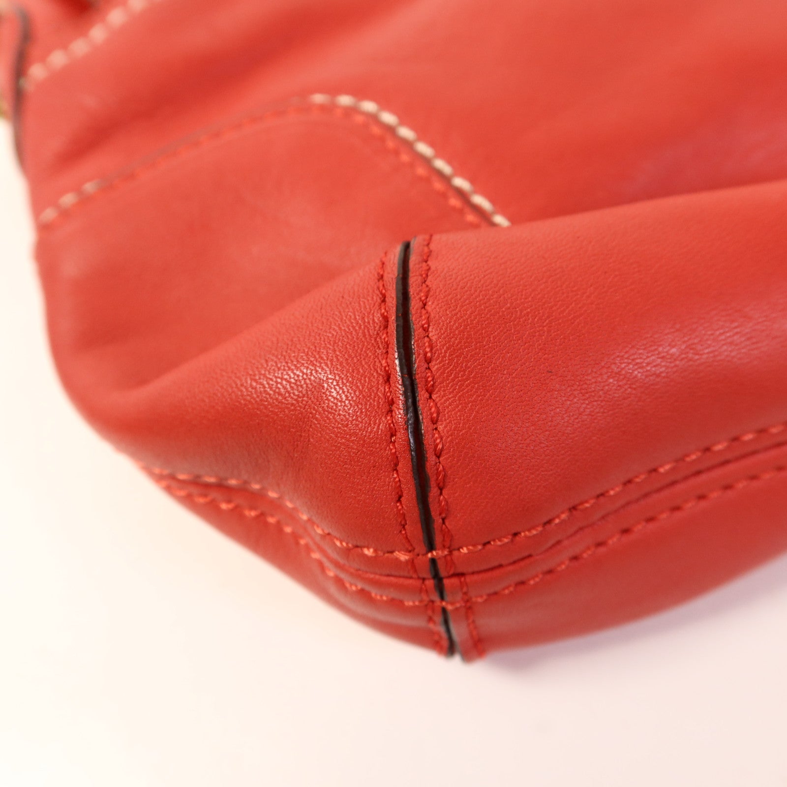 COACH 牛皮皮革2 Way Shoulder金扣手挽肩背兩用袋