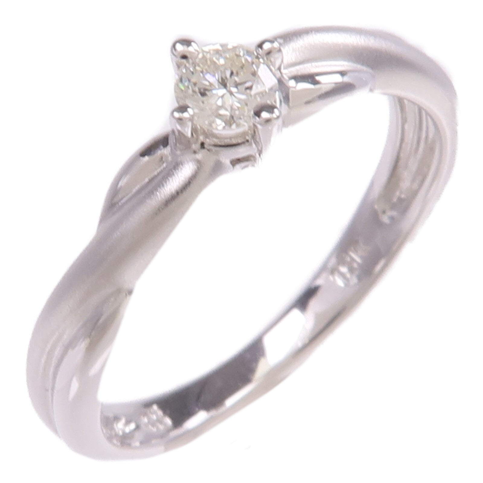 JEWELRY 18K白金Diamond Ring鑽石戒指US#6.25