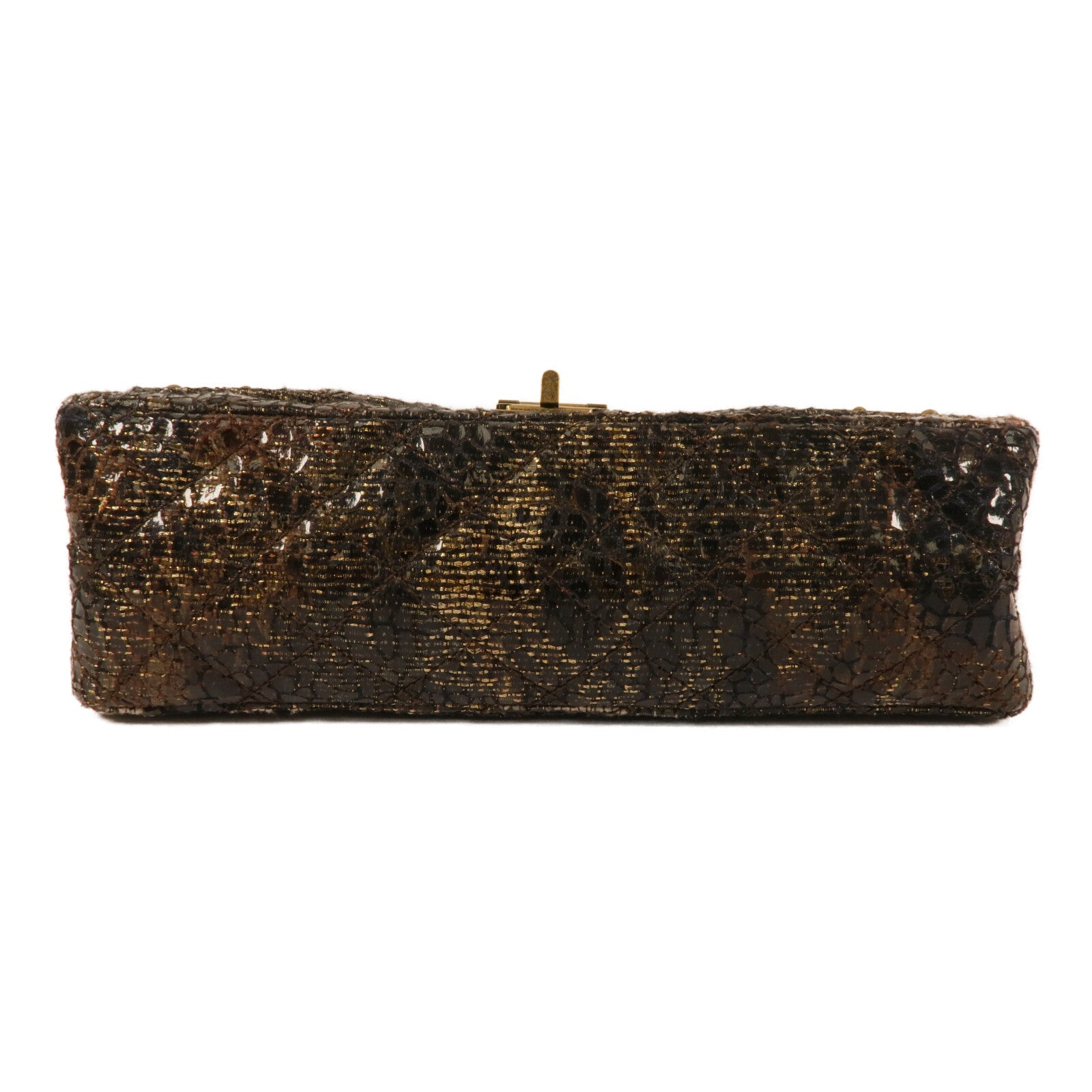 CHANEL Tweed Shanghai Icons Flap Bag鏈帶肩背袋