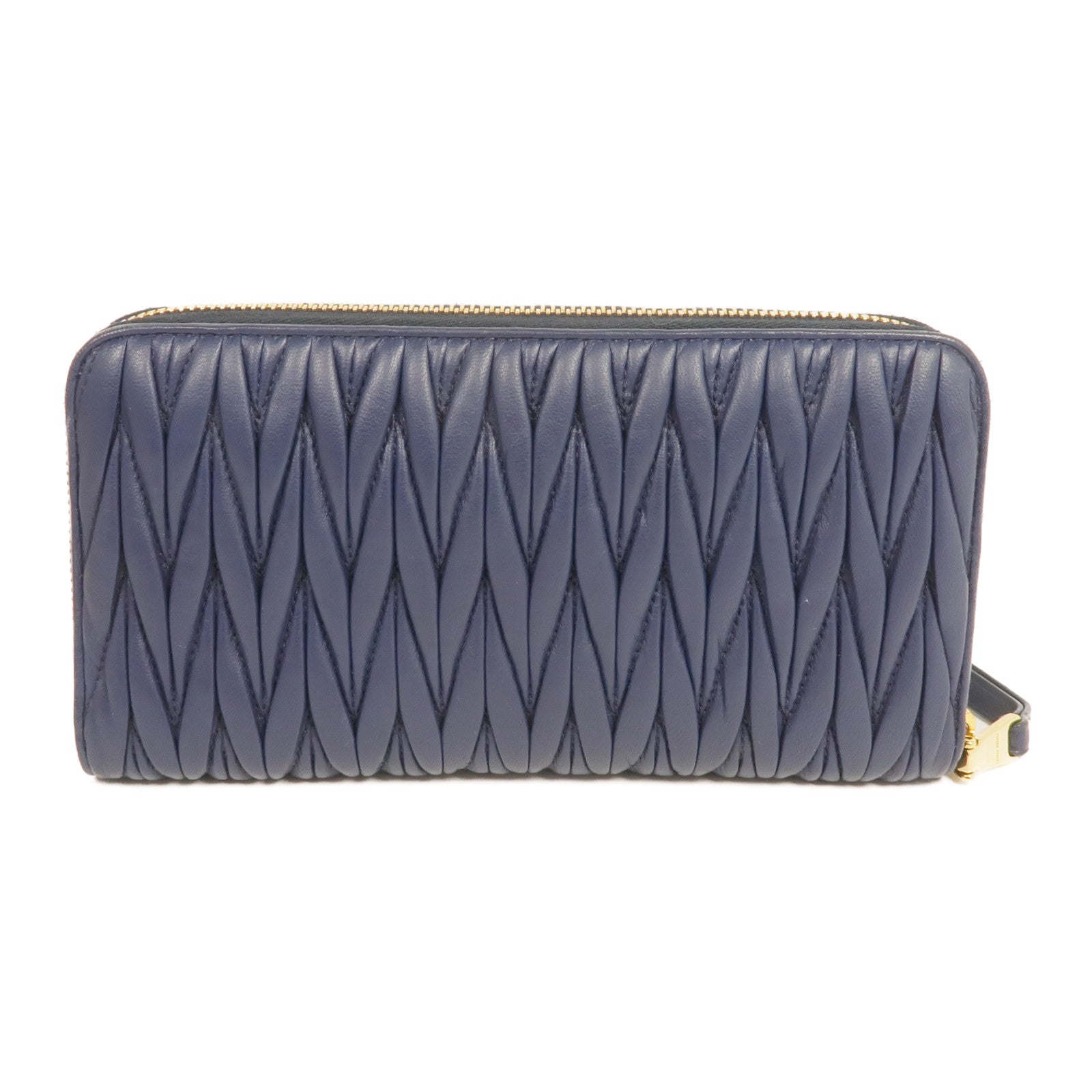 Miu Miu 羊皮皮革Long Wallet金扣長錢包