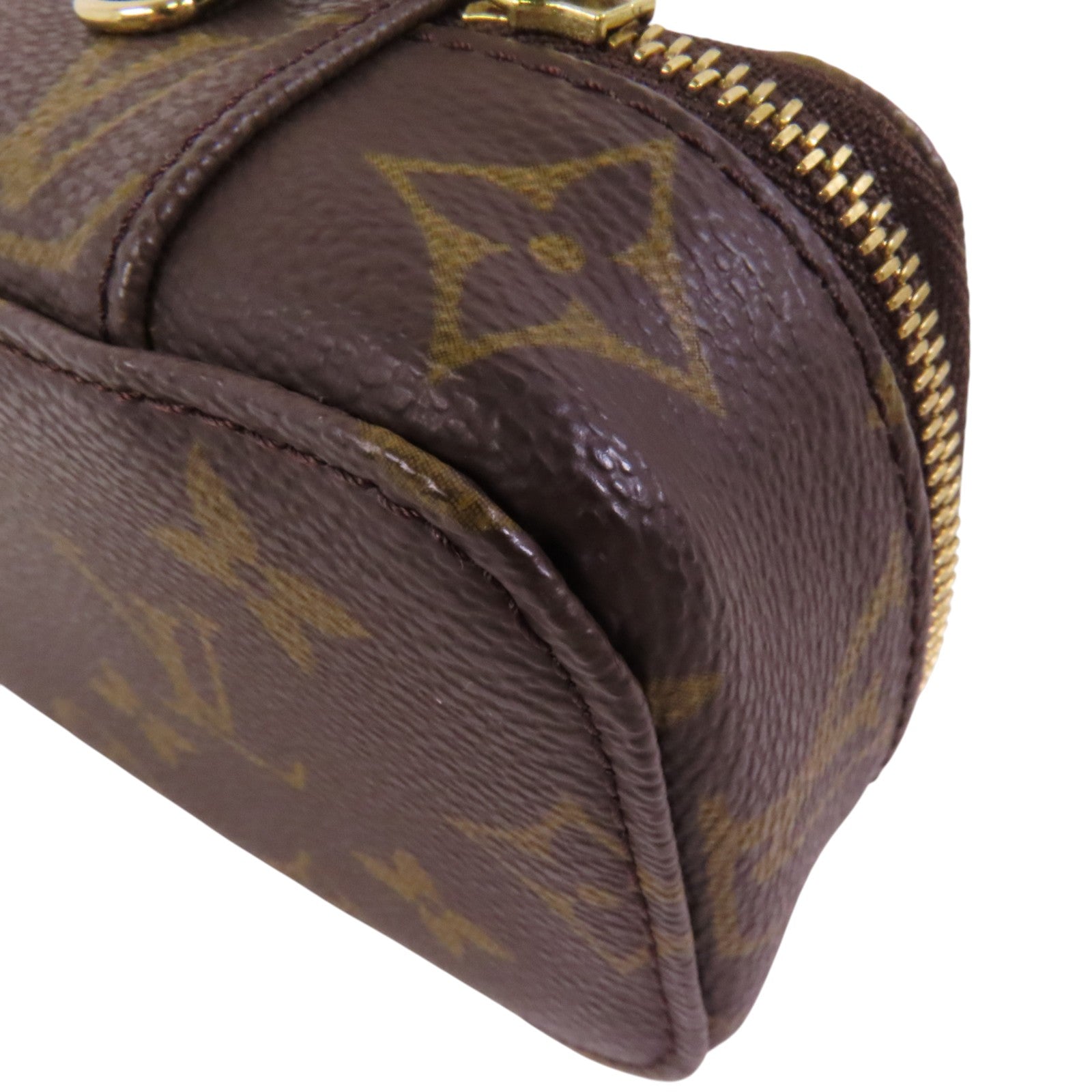 LOUIS VUITTON Monogram Jewelry Case金扣寶石包