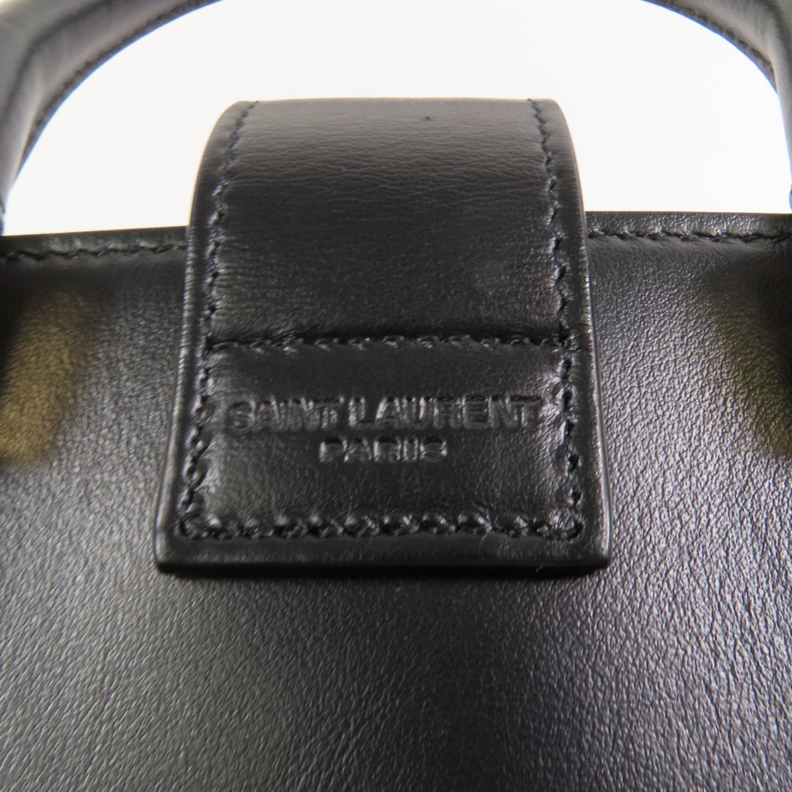 SAINT LAURENT 牛皮皮革Baby Cabas金扣手挽肩背兩用袋