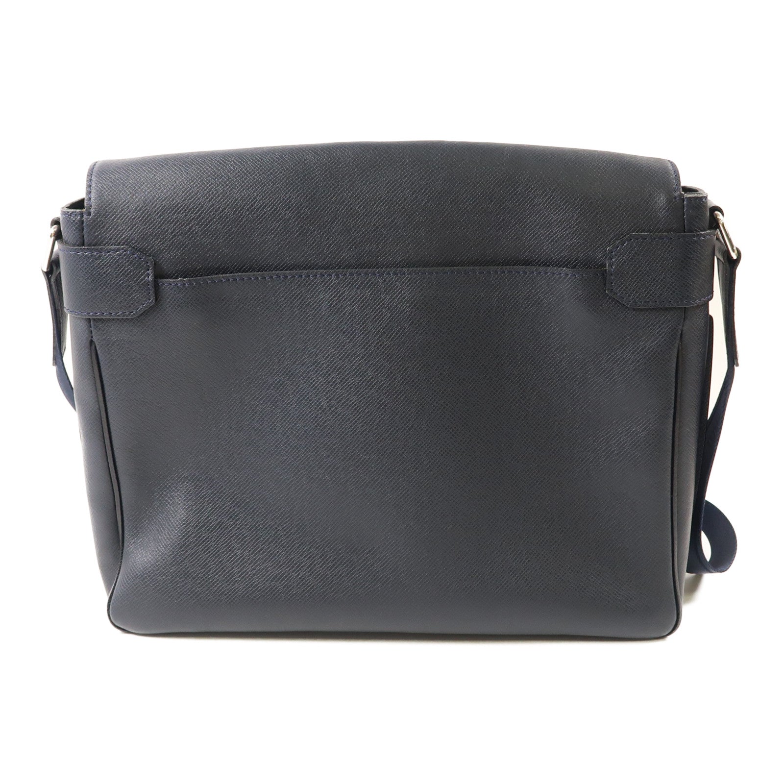 LOUIS VUITTON Taiga Roman MM銀扣肩背袋