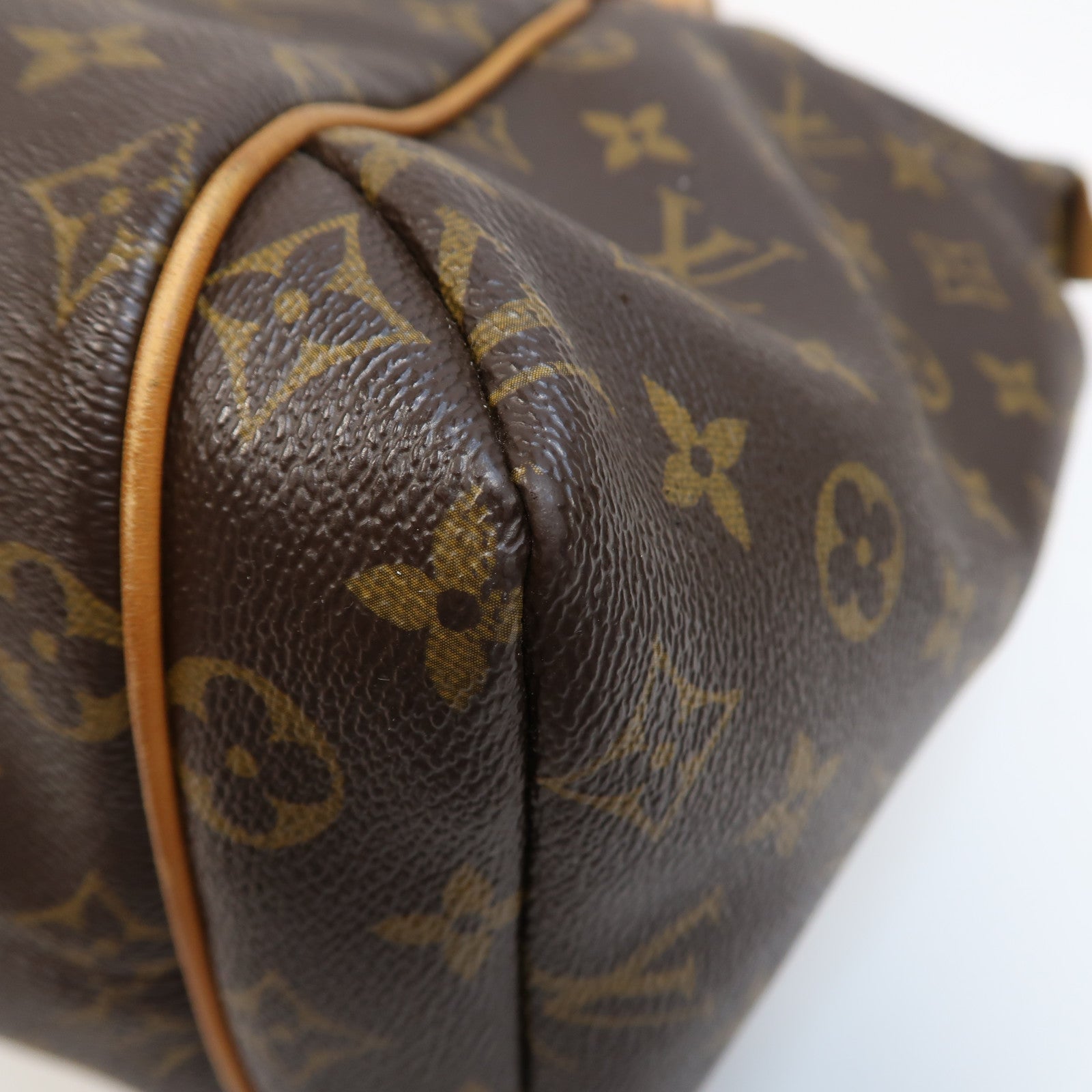 LOUIS VUITTON Monogram Totally GM金扣肩背袋啡色