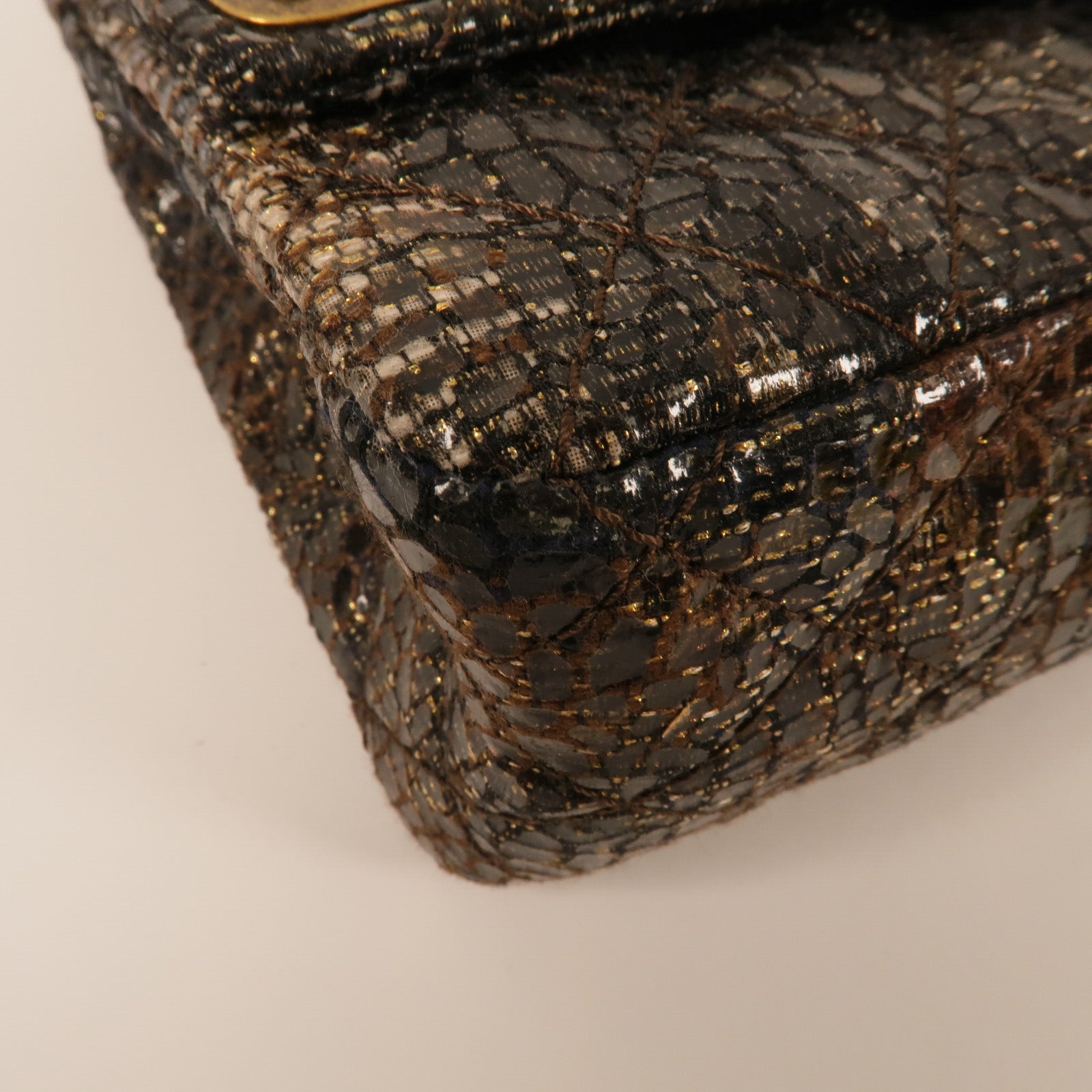 CHANEL Tweed Shanghai Icons Flap Bag鏈帶肩背袋