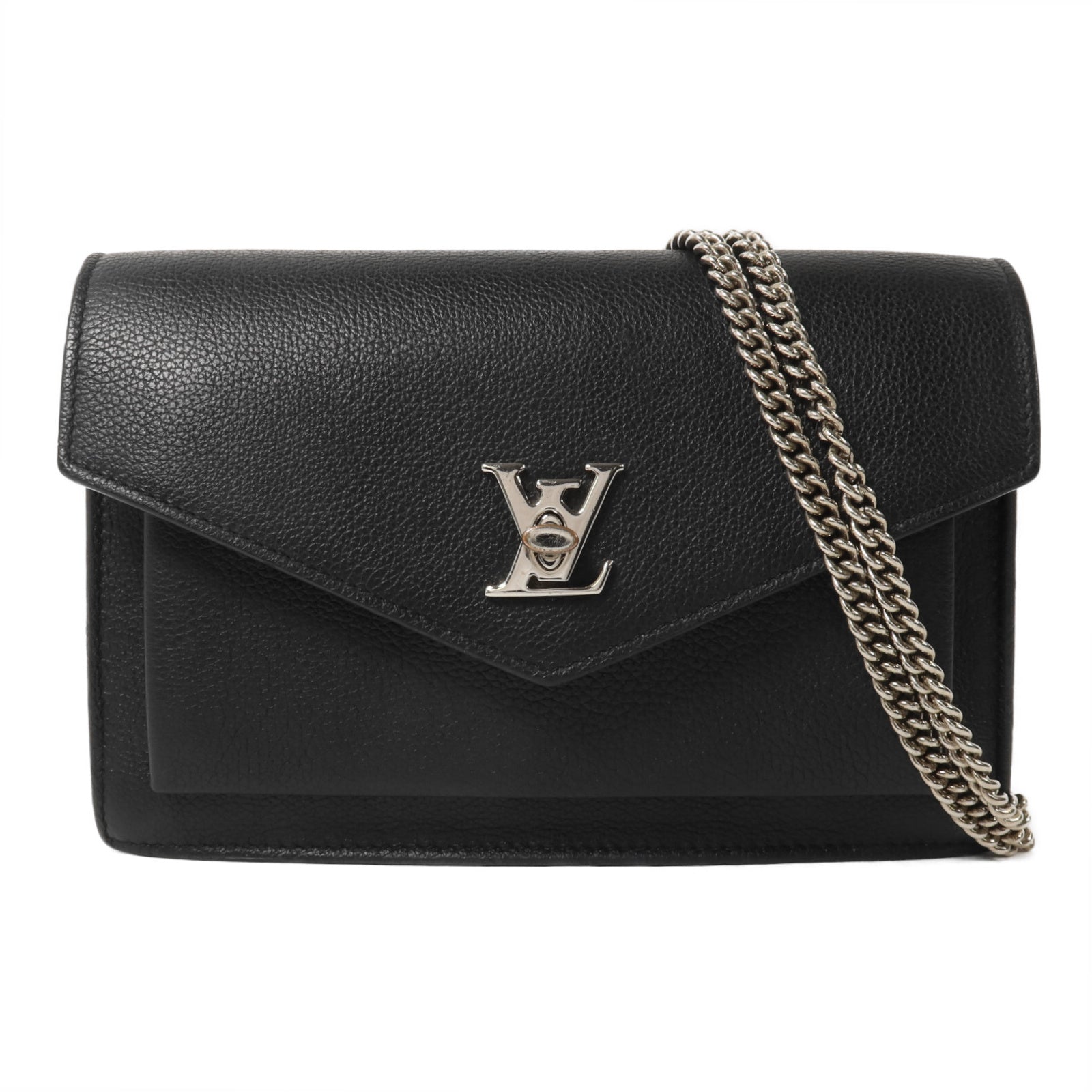 LOUIS VUITTON 【激減優惠】牛皮皮革Mylockme Chain Pochette鏈帶肩背袋