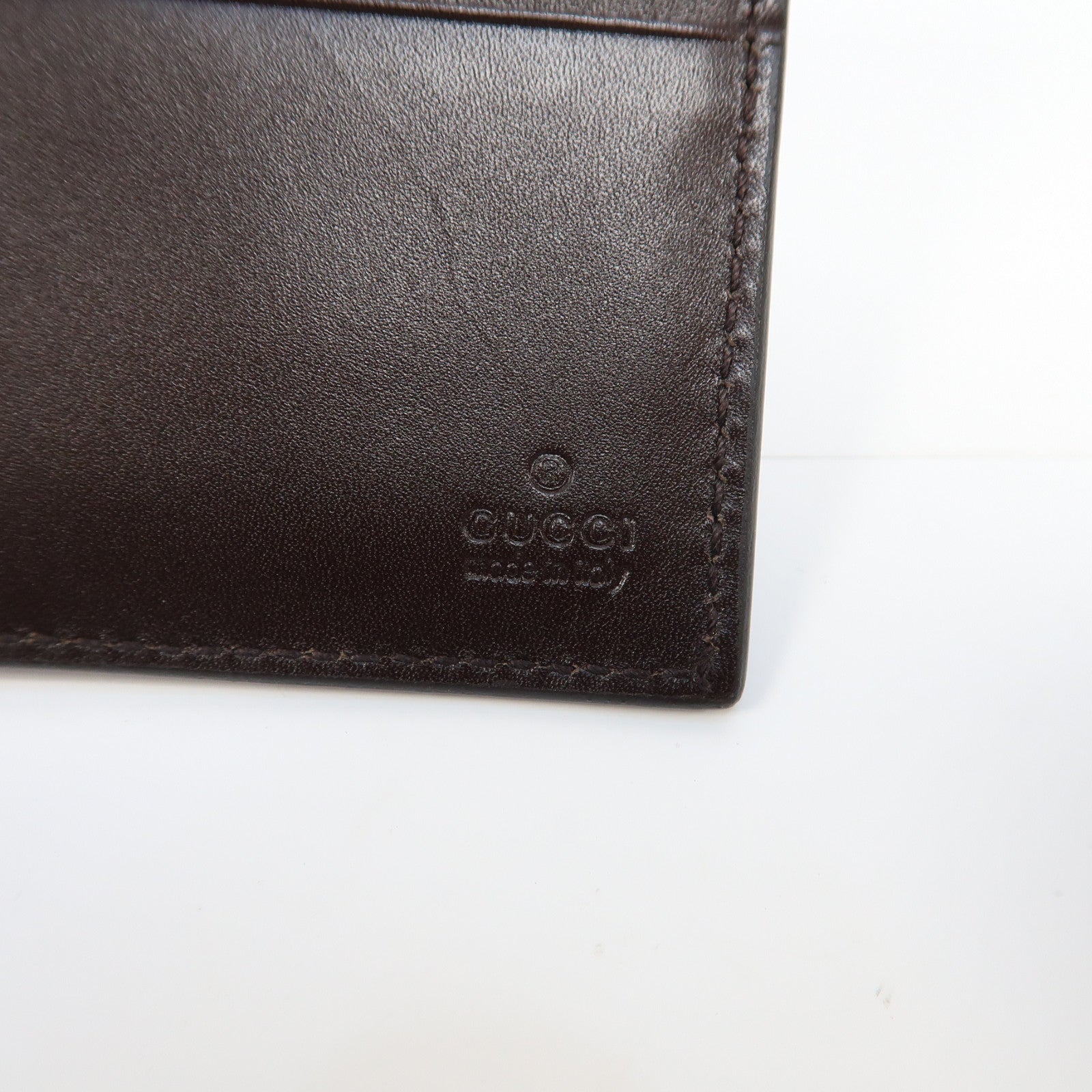 GUCCI 牛皮皮革Wallet錢包啡色