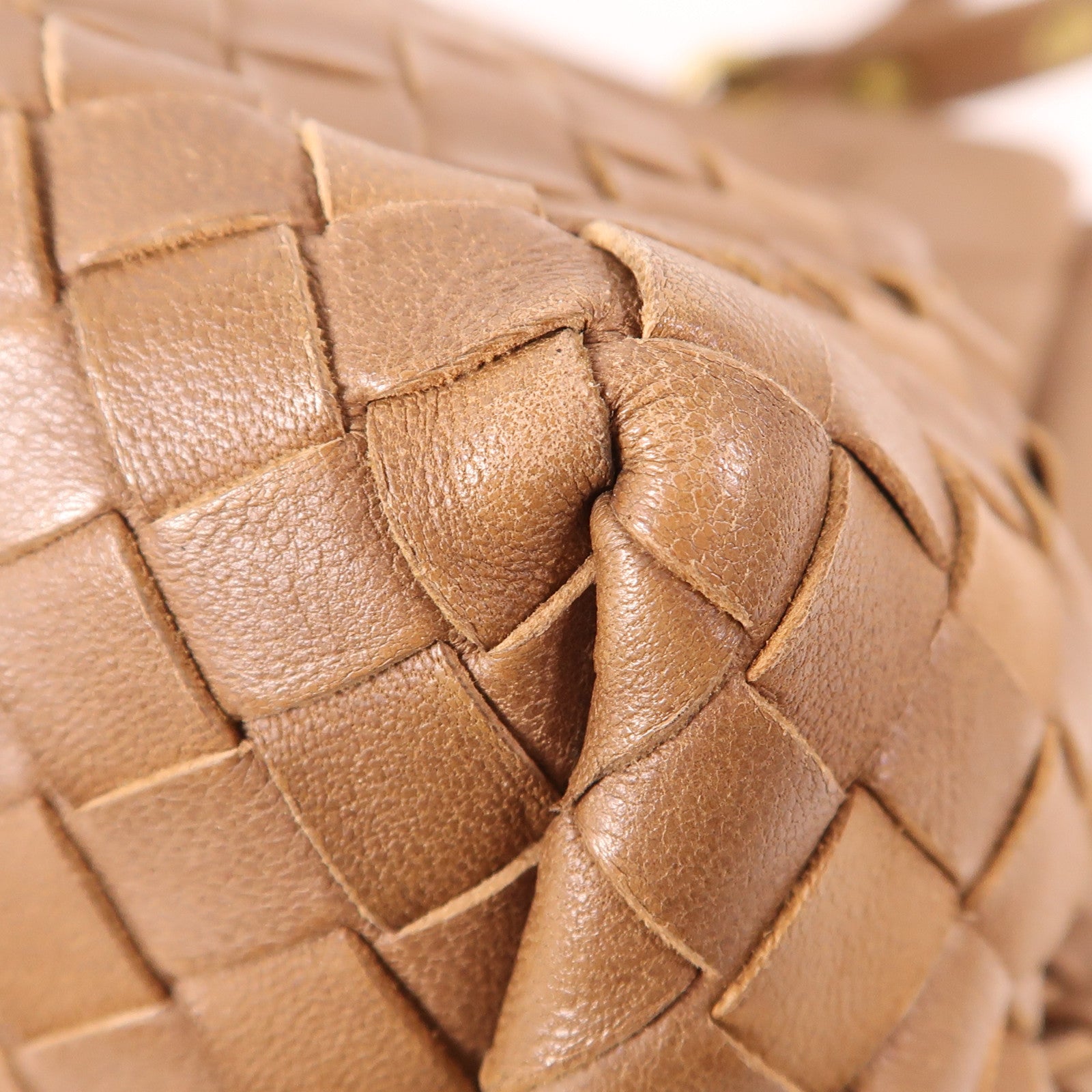 BOTTEGA VENETA 【激減優惠】羊皮皮革Shoulder Bag金扣肩背袋